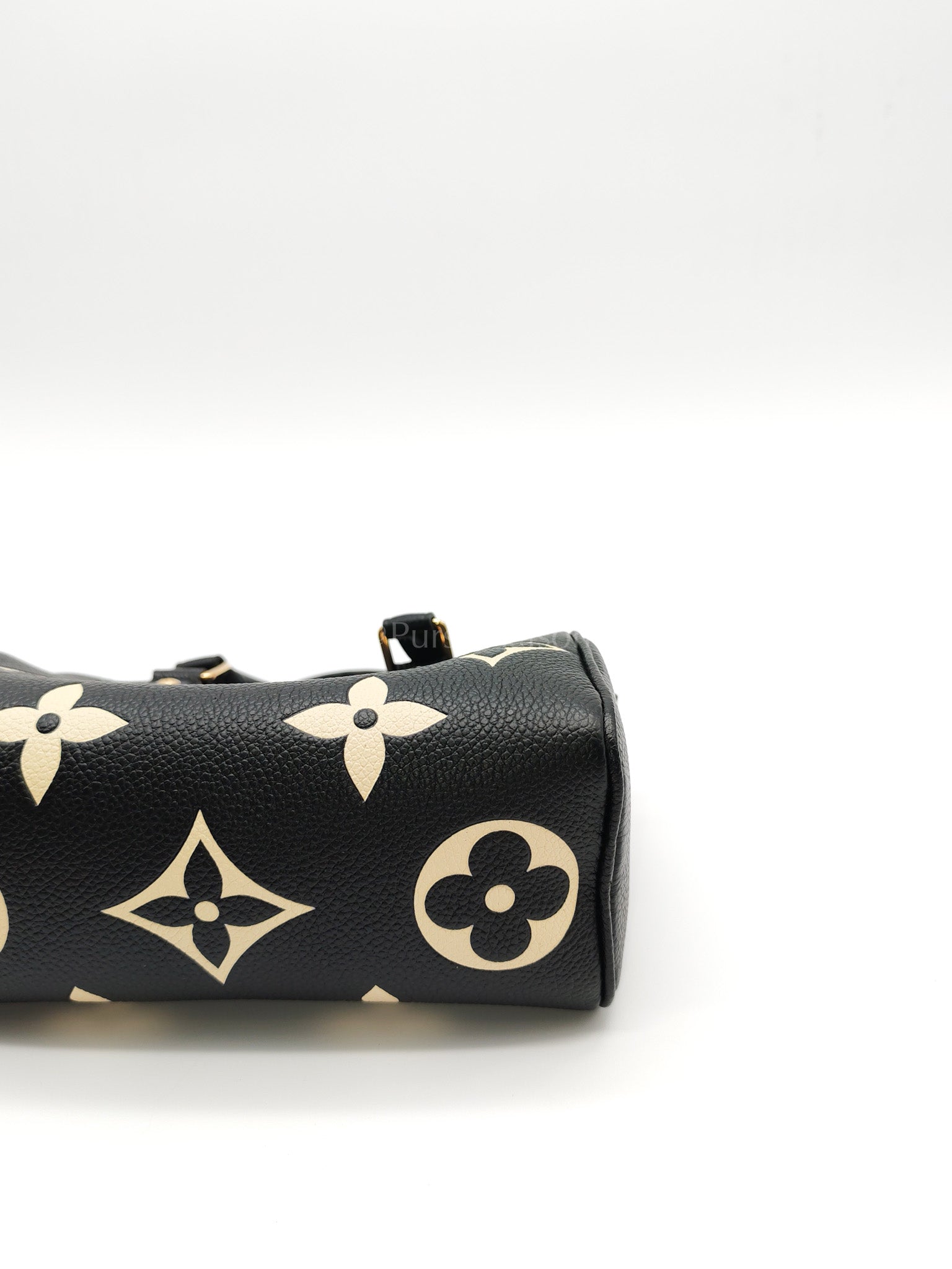 Nano Speedy in Bicolor Monogram Empriente Leather Crossbody Bag (Microchip) | Purse Maison Luxury Bags Shop