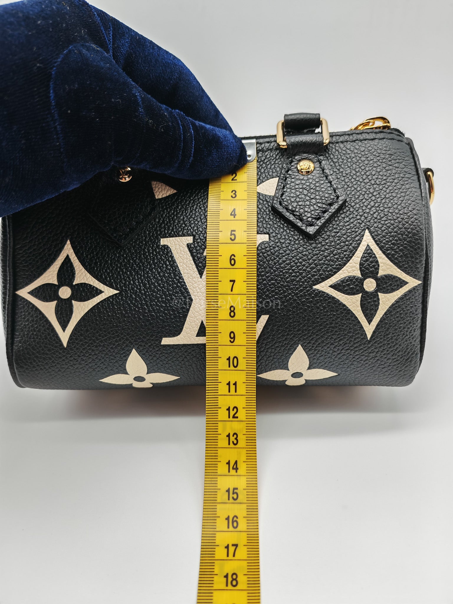 Nano Speedy in Bicolor Monogram Empriente Leather Crossbody Bag (Microchip) | Purse Maison Luxury Bags Shop