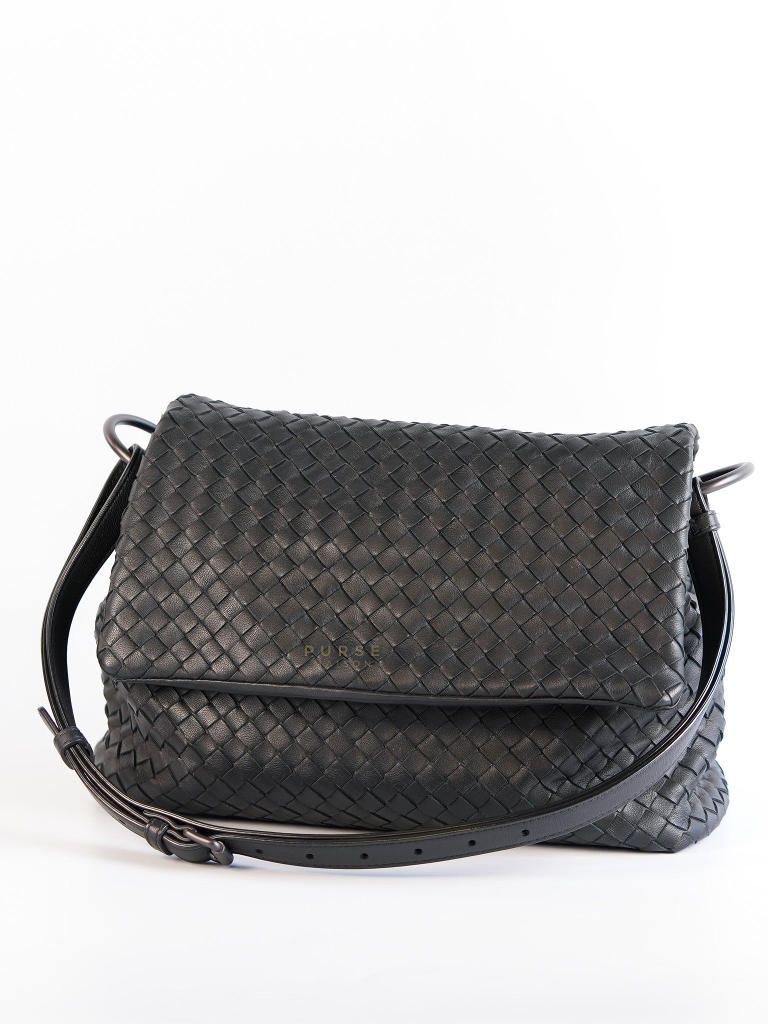 Nappa Intreciato Flap Shoulder Bag | Purse Maison Luxury Bags Shop