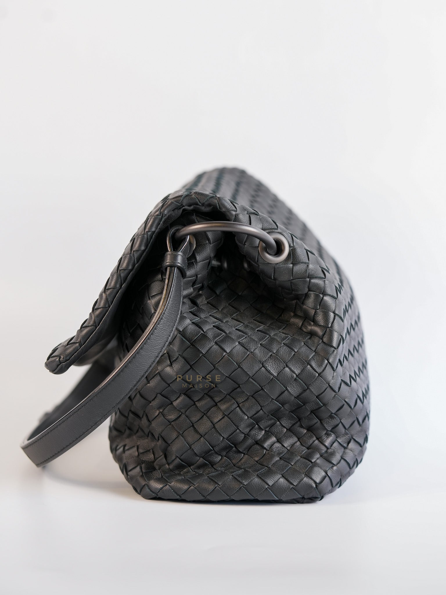 Nappa Intreciato Flap Shoulder Bag | Purse Maison Luxury Bags Shop