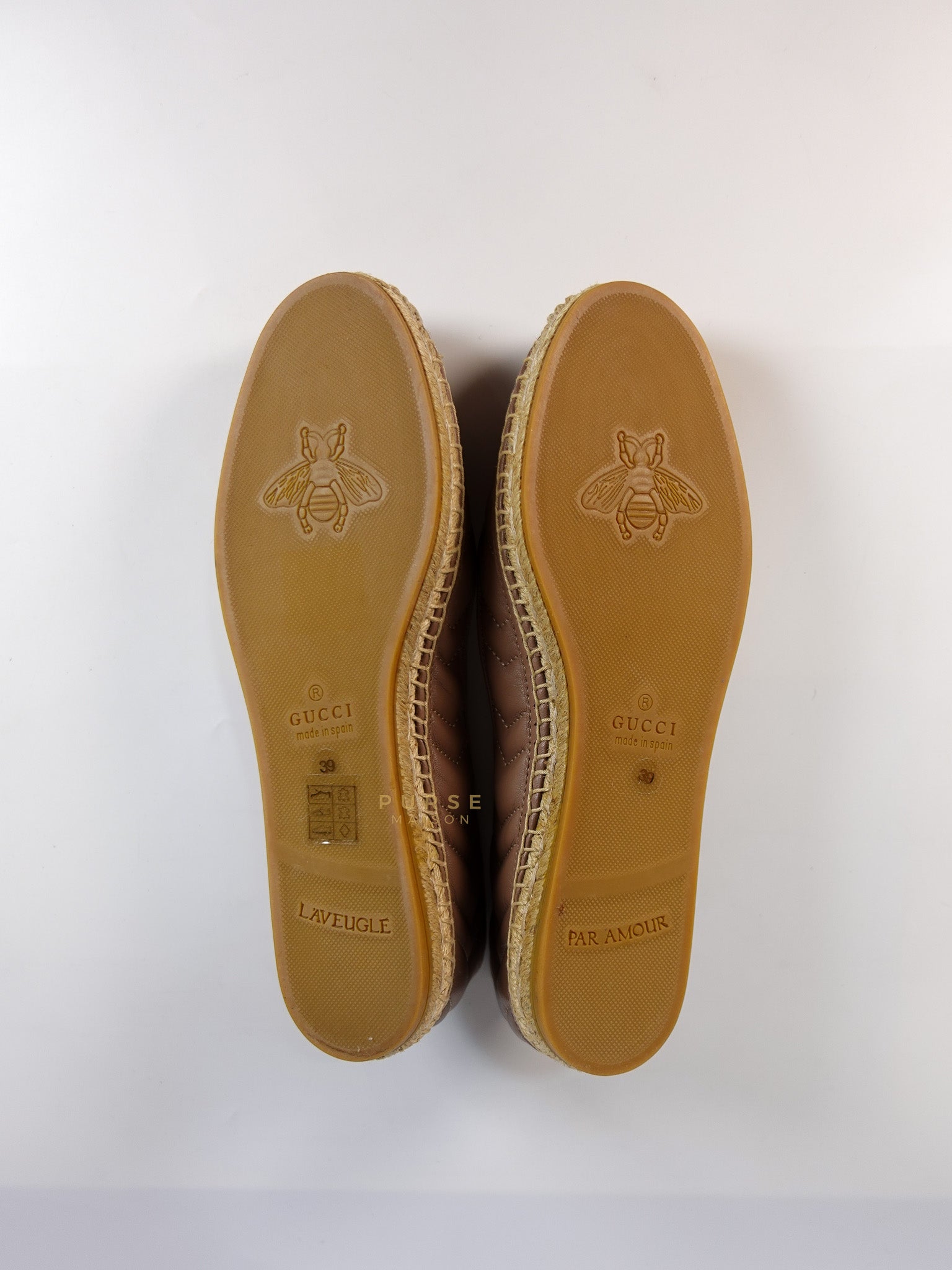 Nappa Matelasse GG Marmont Espadrilles Shoes in Porcelain Rose for Women Size 39 EU (24.5) | Purse Maison Luxury Bags Shop