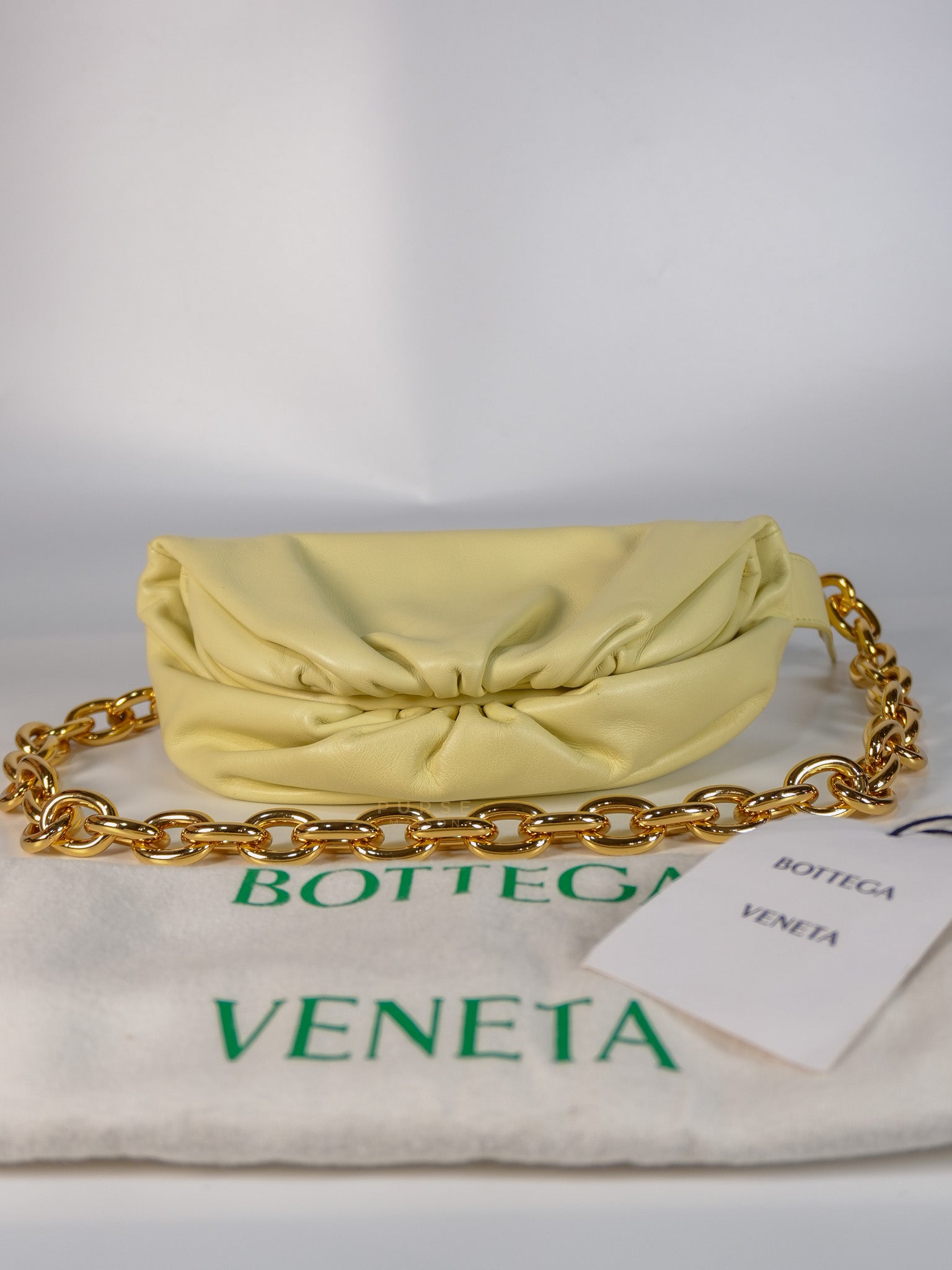 Nappa The Belt Chain Pouch Ice Cream | Purse Maison Luxury Bags Shop