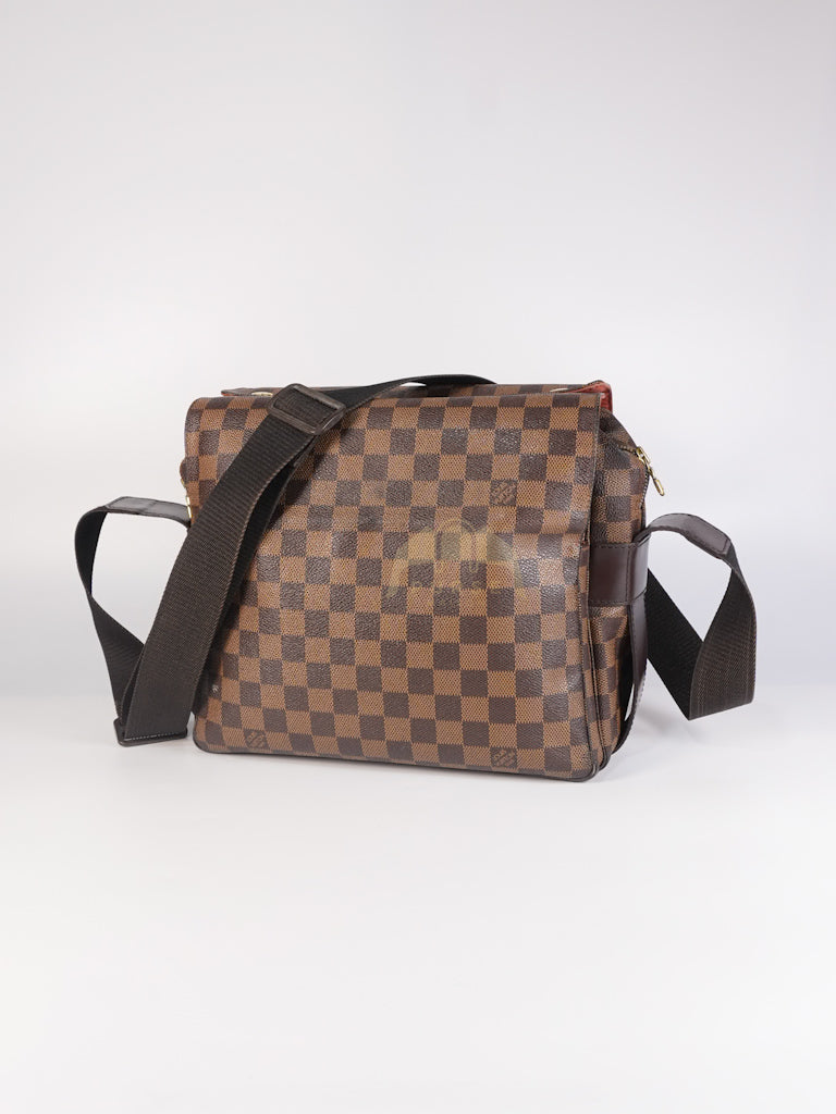 Naviglio Messenger Bag in Damier Ebene Canvas Crossbody Bag | Purse Maison Luxury Bags Shop