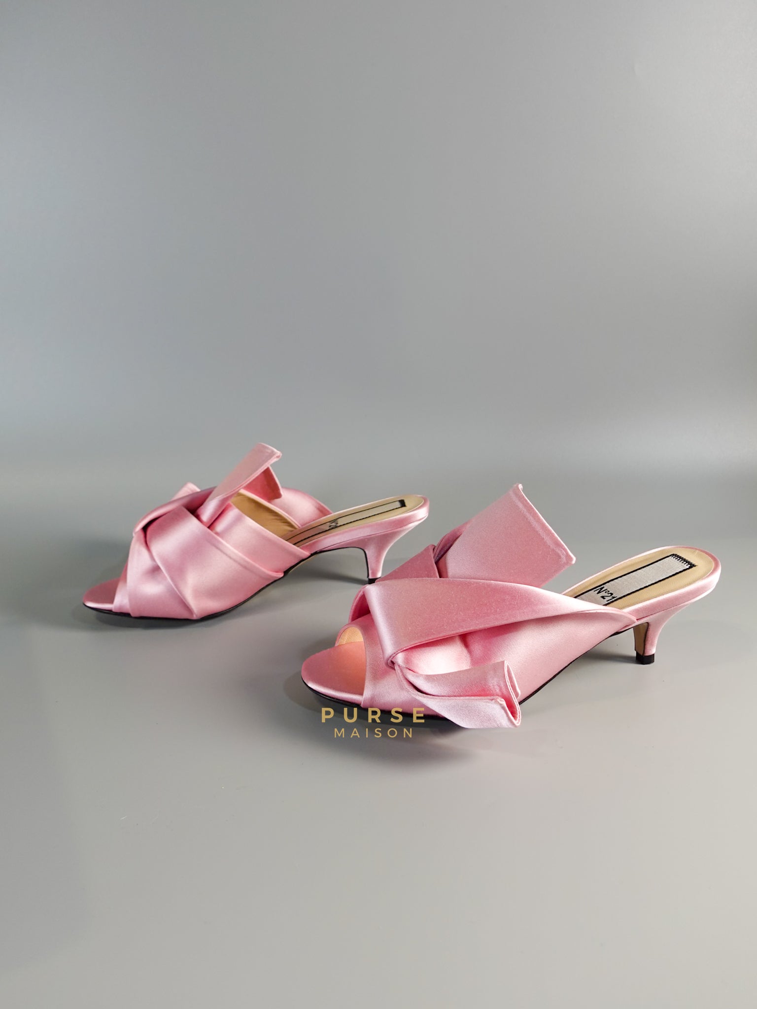 N°21 Rosa Bow Mules Size 36 (23cm) | Purse Maison Luxury Bags Shop