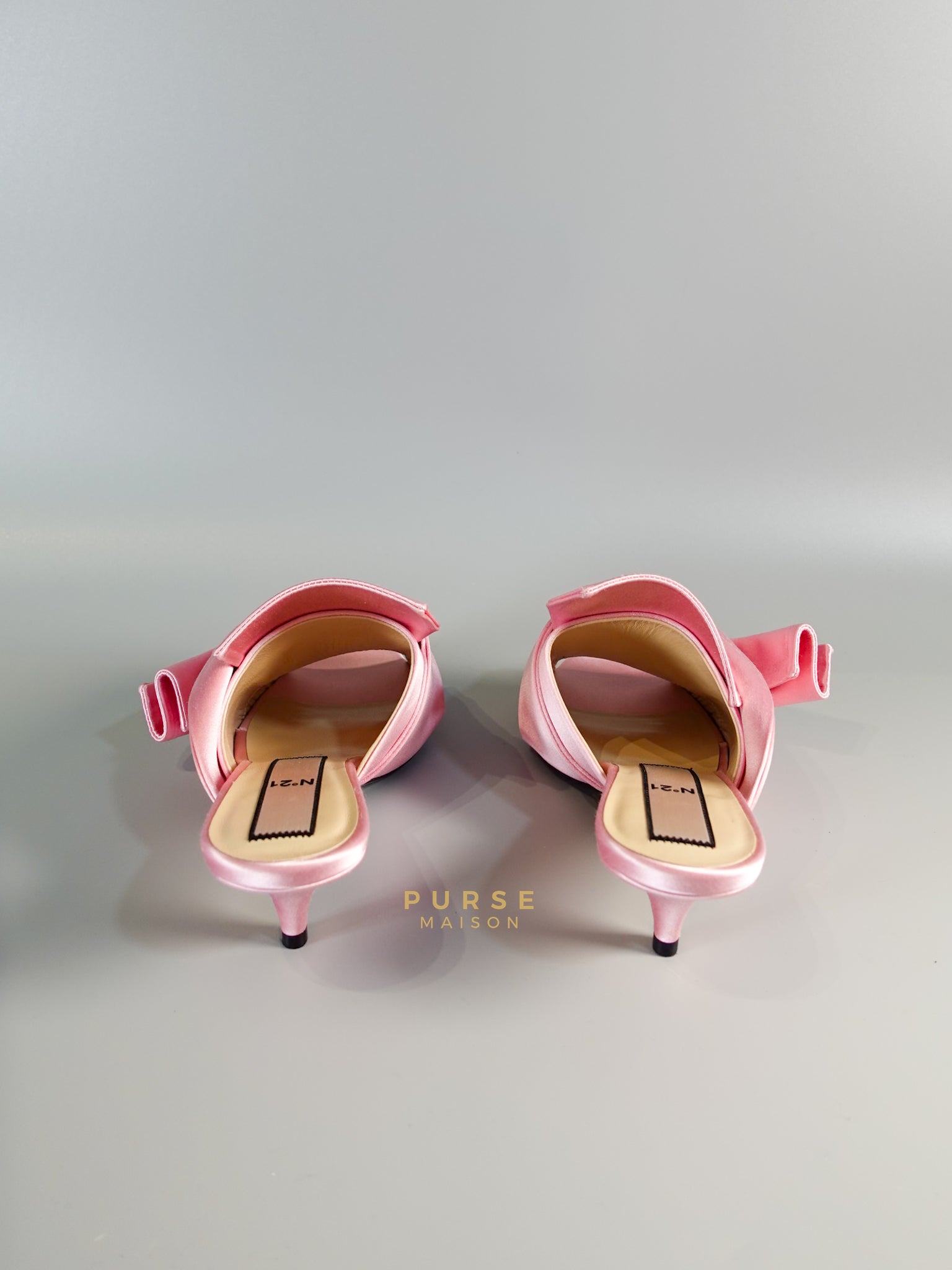 N°21 Rosa Bow Mules Size 36 (23cm) | Purse Maison Luxury Bags Shop