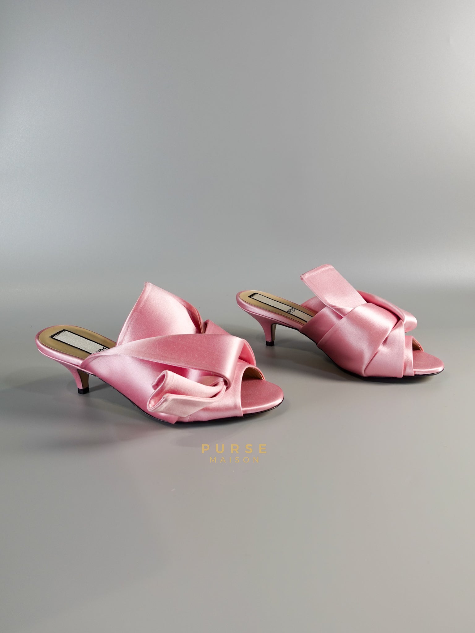 N°21 Rosa Bow Mules Size 36 (23cm) | Purse Maison Luxury Bags Shop