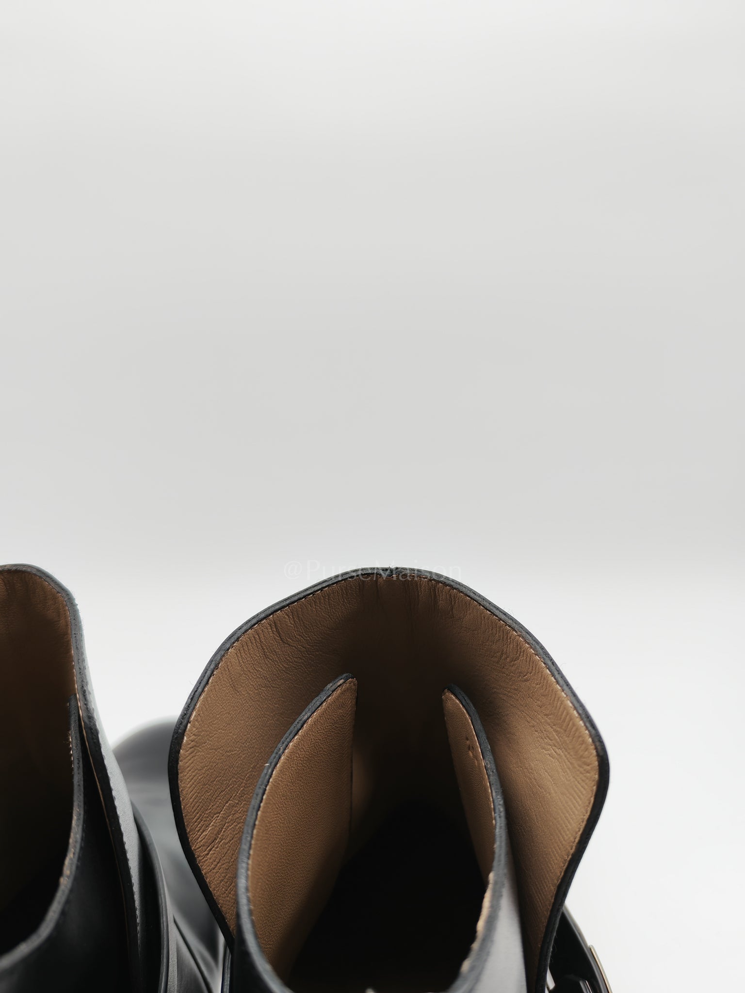 Neo Ankle Boots Noir (Black) in Calfskin Leather Size 44.5 EU (29 CM) | Purse Maison Luxury Bags Shop
