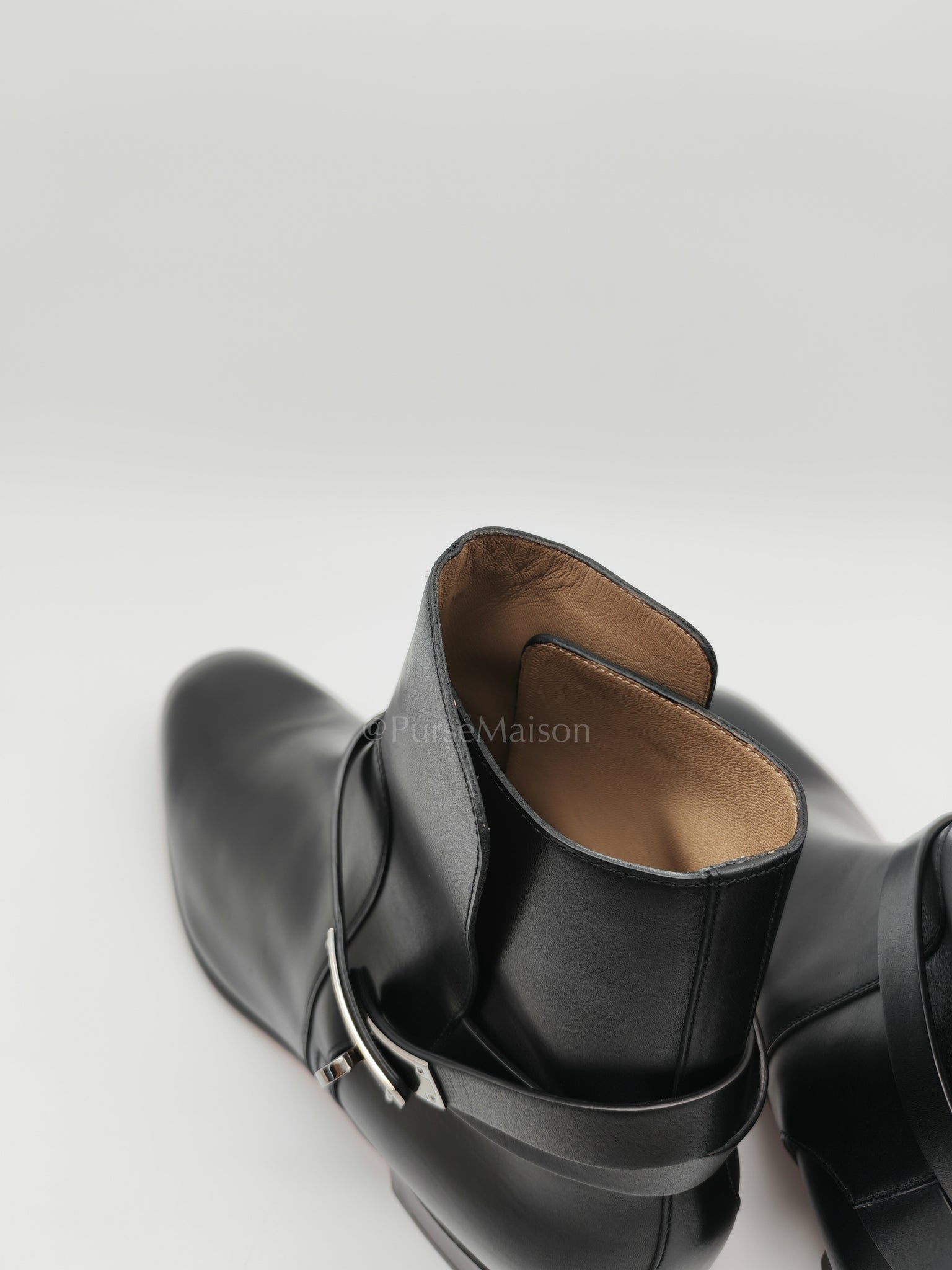 Neo Ankle Boots Noir (Black) in Calfskin Leather Size 44.5 EU (29 CM) | Purse Maison Luxury Bags Shop