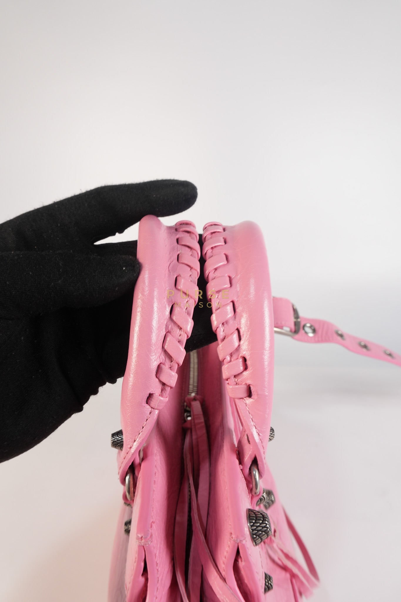 Neo Cagole Arena XS in Sweet Pink Agneau Leather | Purse Maison Luxury Bags Shop