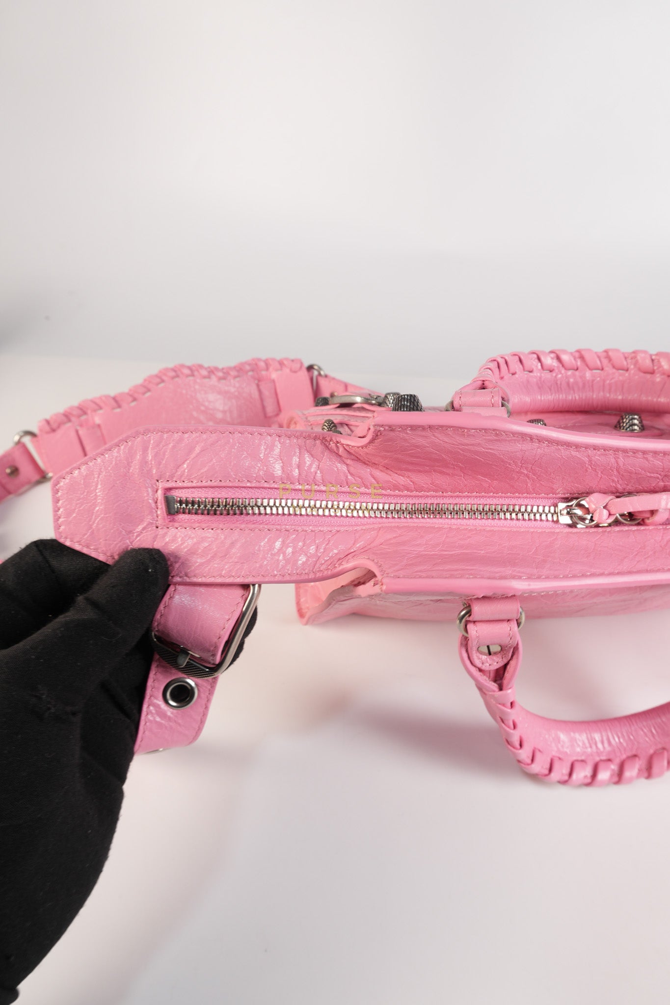 Neo Cagole Arena XS in Sweet Pink Agneau Leather | Purse Maison Luxury Bags Shop