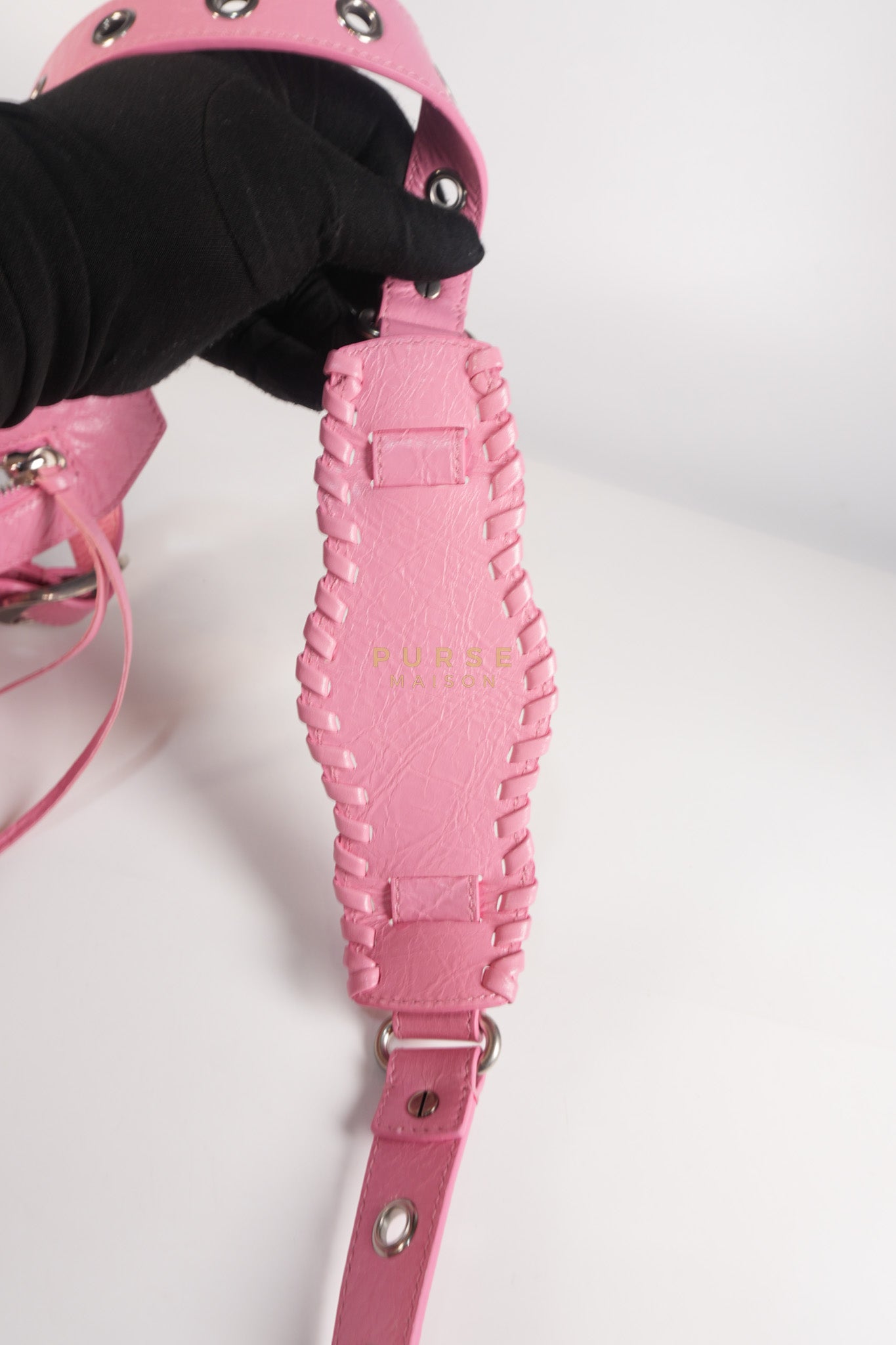 Neo Cagole Arena XS in Sweet Pink Agneau Leather | Purse Maison Luxury Bags Shop