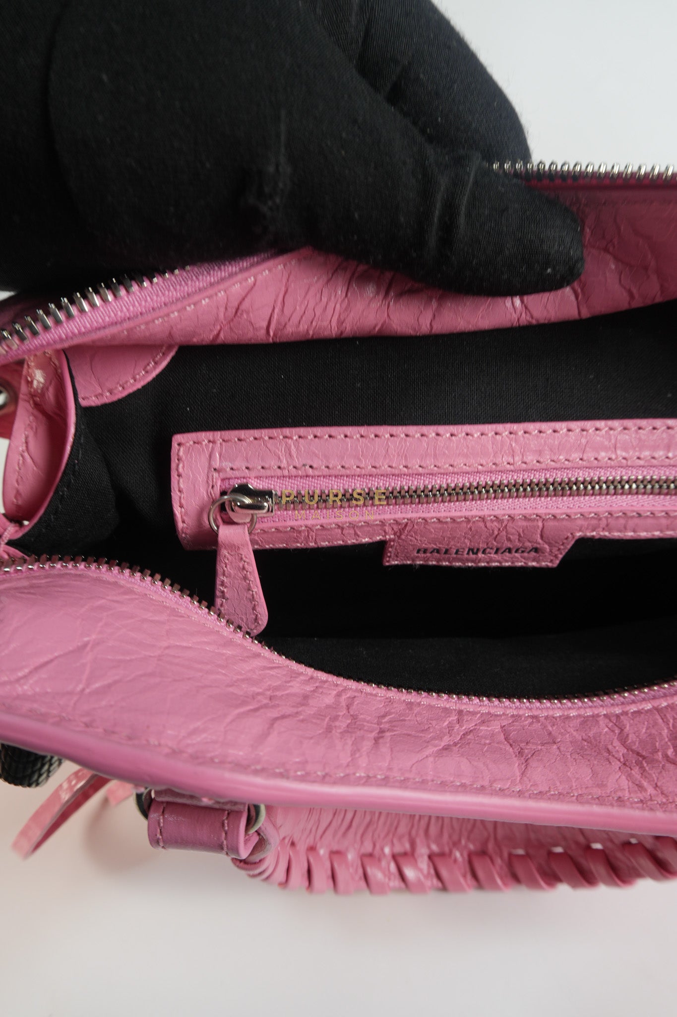 Neo Cagole Arena XS in Sweet Pink Agneau Leather | Purse Maison Luxury Bags Shop