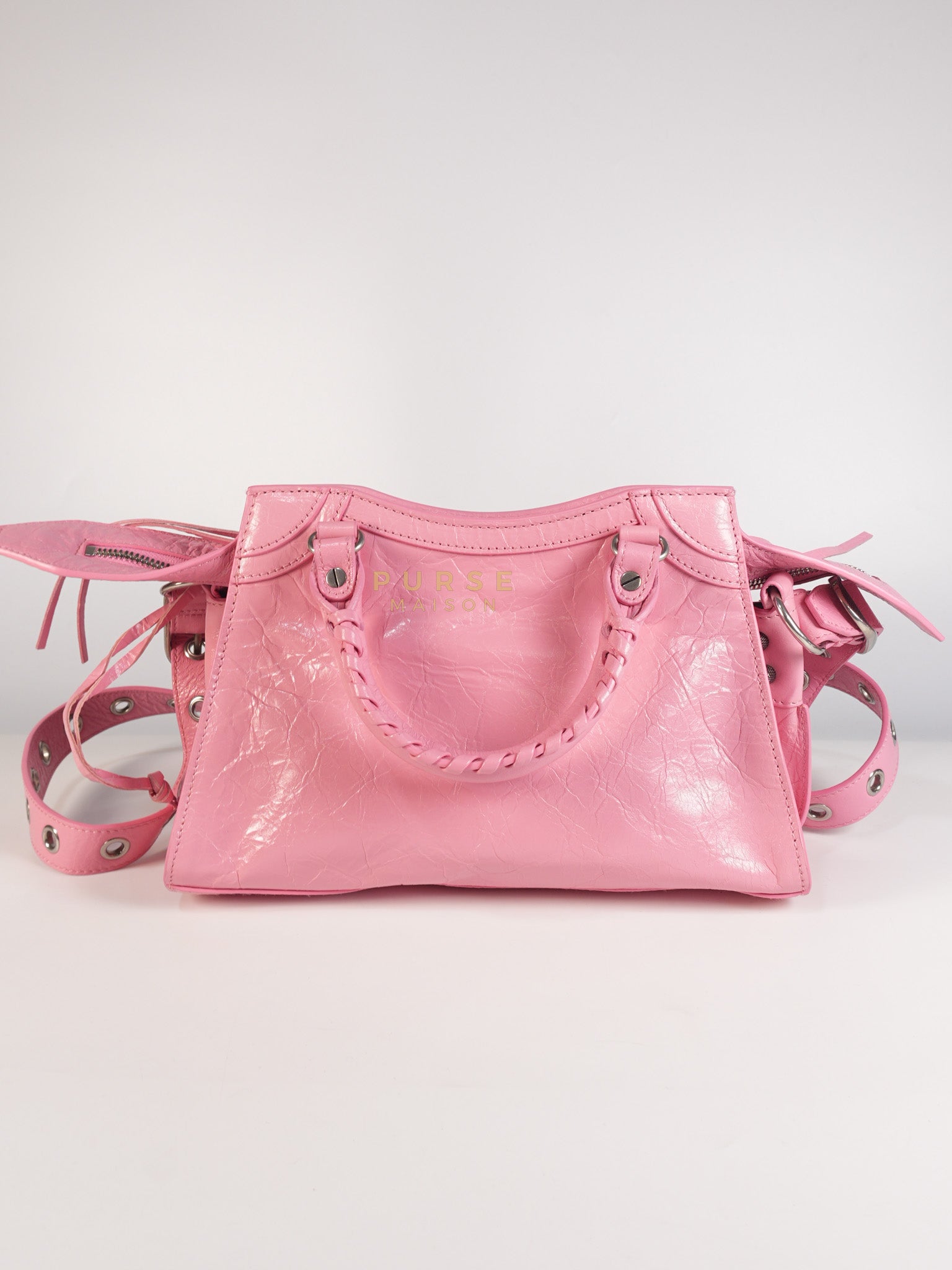 Neo Cagole Arena XS in Sweet Pink Agneau Leather | Purse Maison Luxury Bags Shop