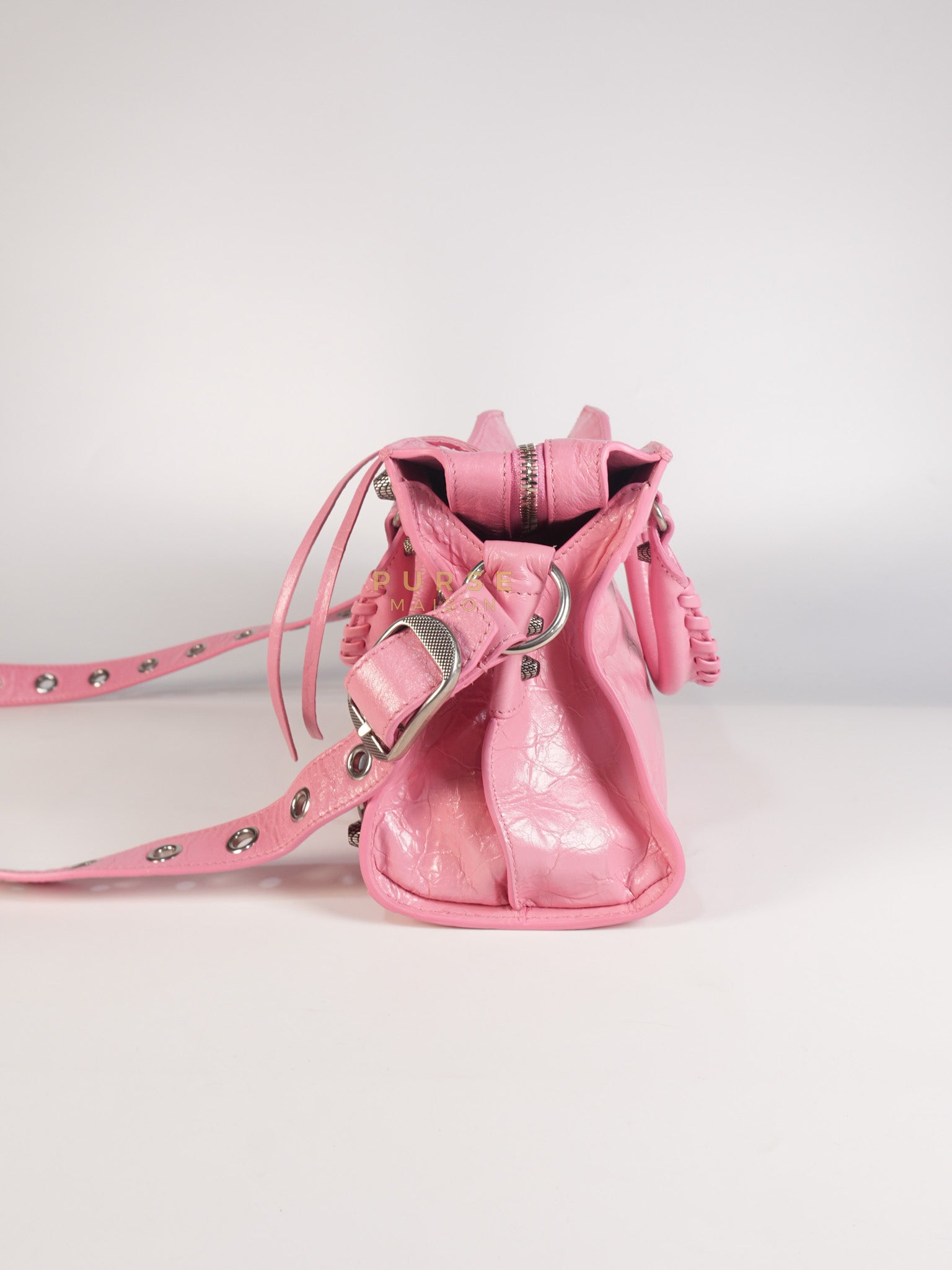 Neo Cagole Arena XS in Sweet Pink Agneau Leather | Purse Maison Luxury Bags Shop