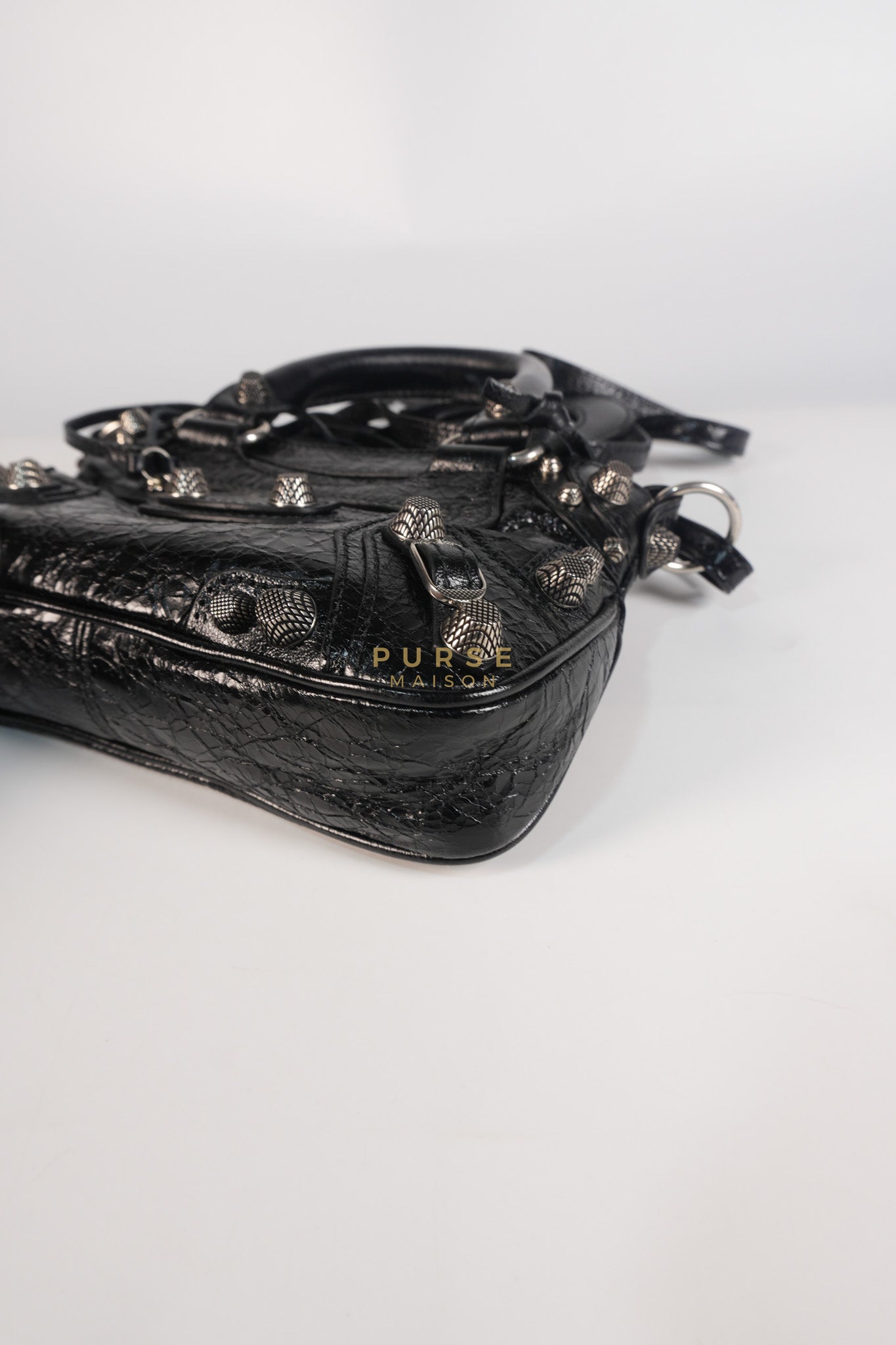 Neo Cagole Mini in Black Lambskin Leather | Purse Maison Luxury Bags Shop
