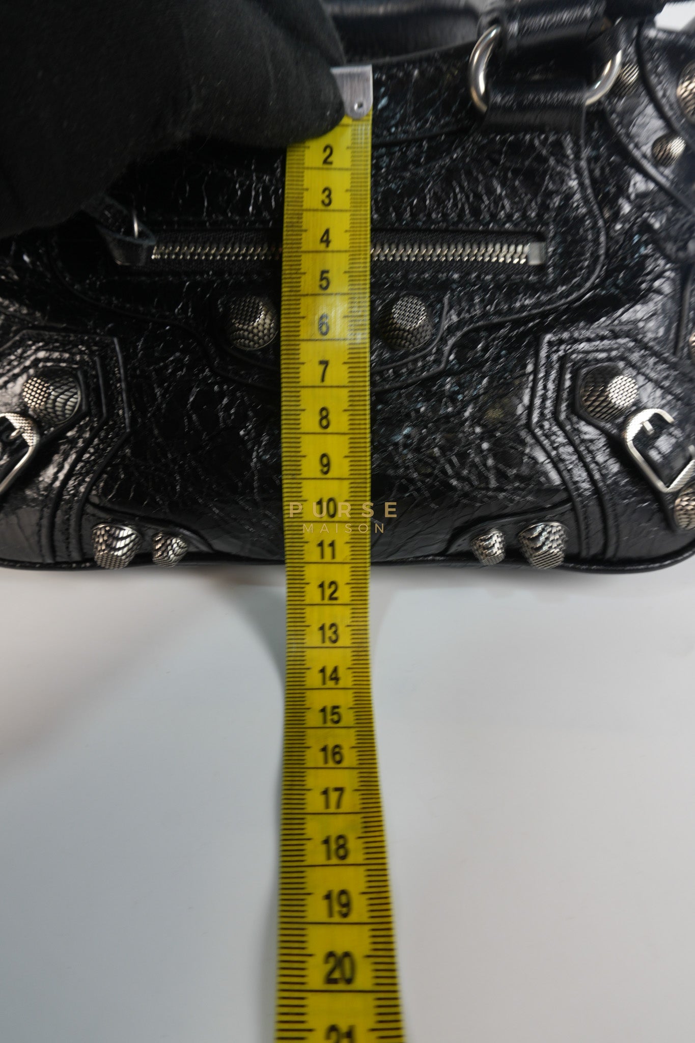Neo Cagole Mini in Black Lambskin Leather | Purse Maison Luxury Bags Shop