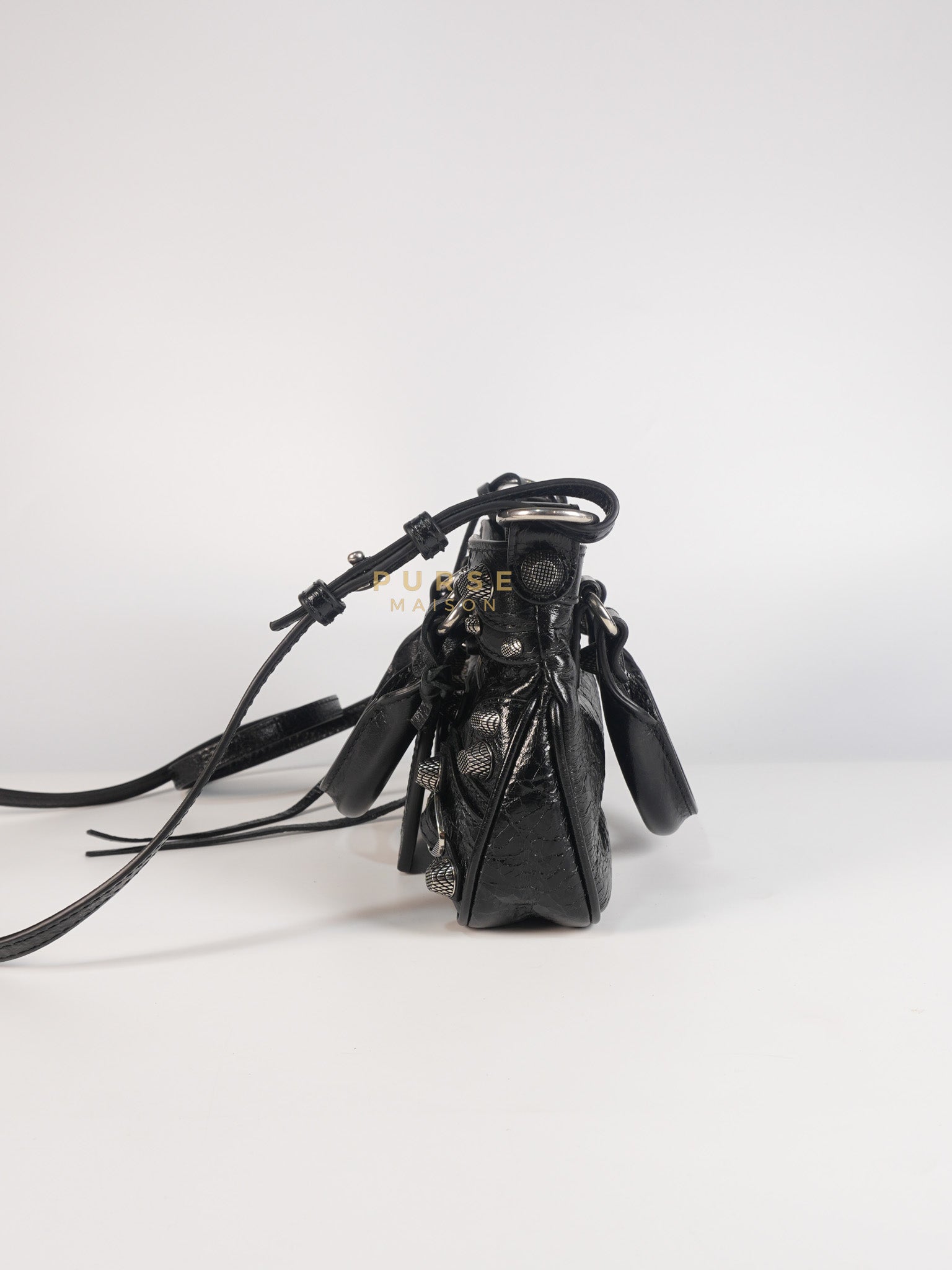 Neo Cagole Mini in Black Lambskin Leather | Purse Maison Luxury Bags Shop