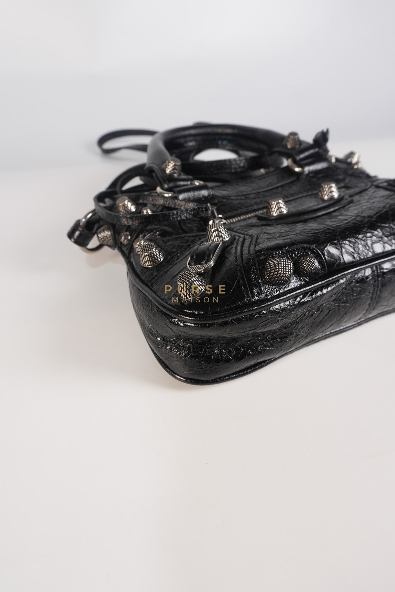 Neo Cagole Mini in Black Lambskin Leather | Purse Maison Luxury Bags Shop