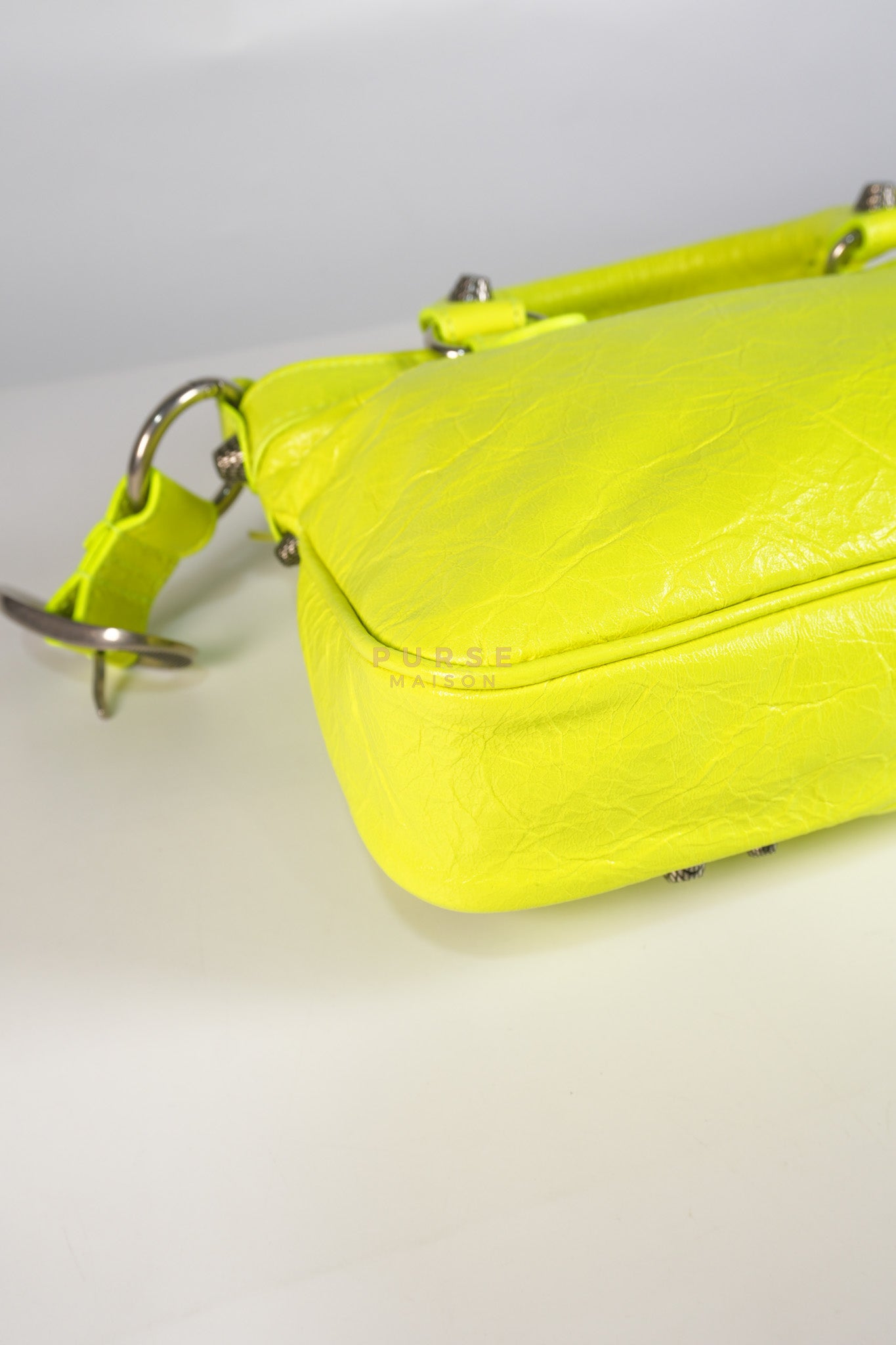 Neo Cagole Small Fluo Yellow Crossbody Bag | Purse Maison Luxury Bags Shop
