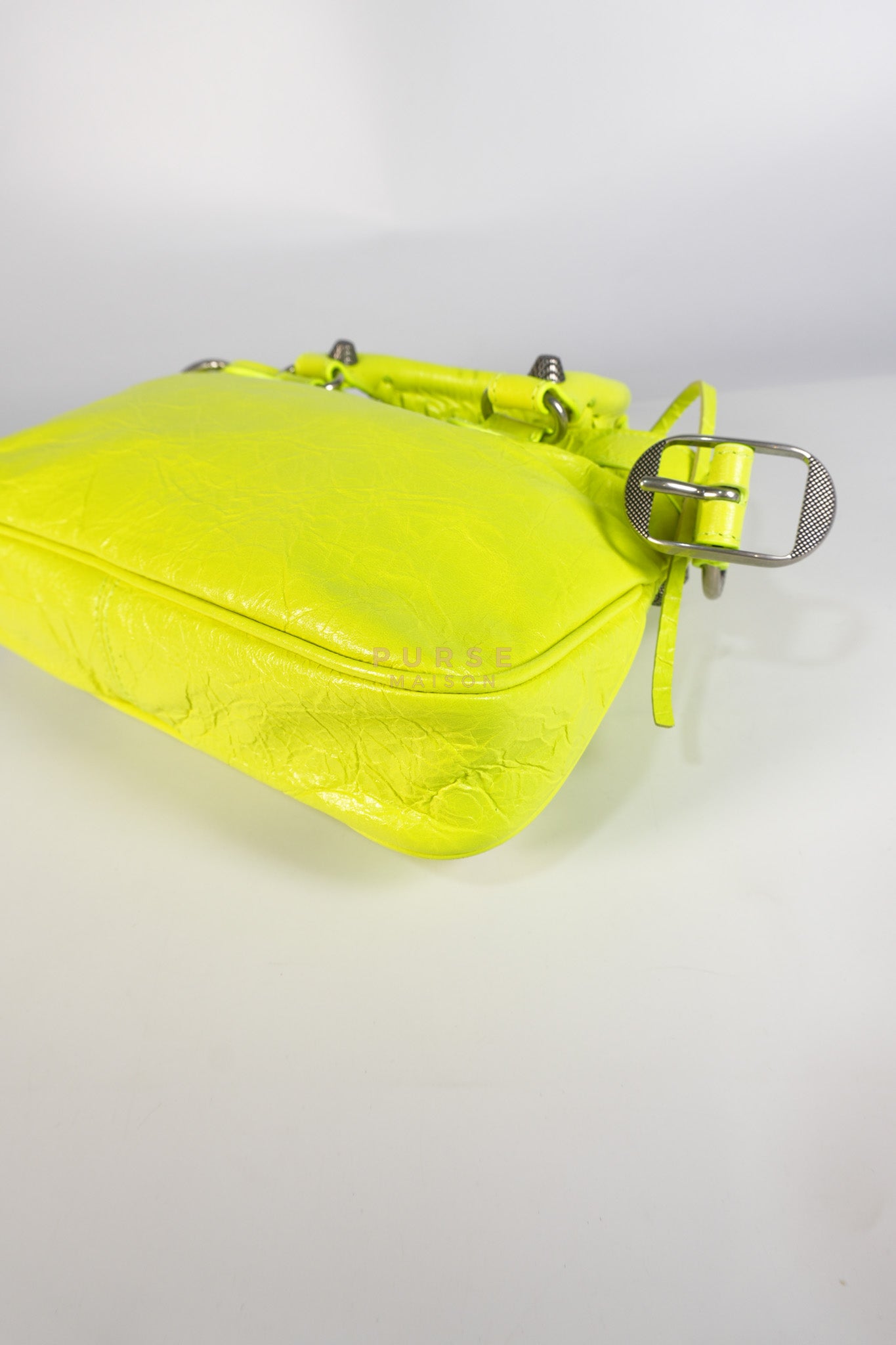Neo Cagole Small Fluo Yellow Crossbody Bag | Purse Maison Luxury Bags Shop