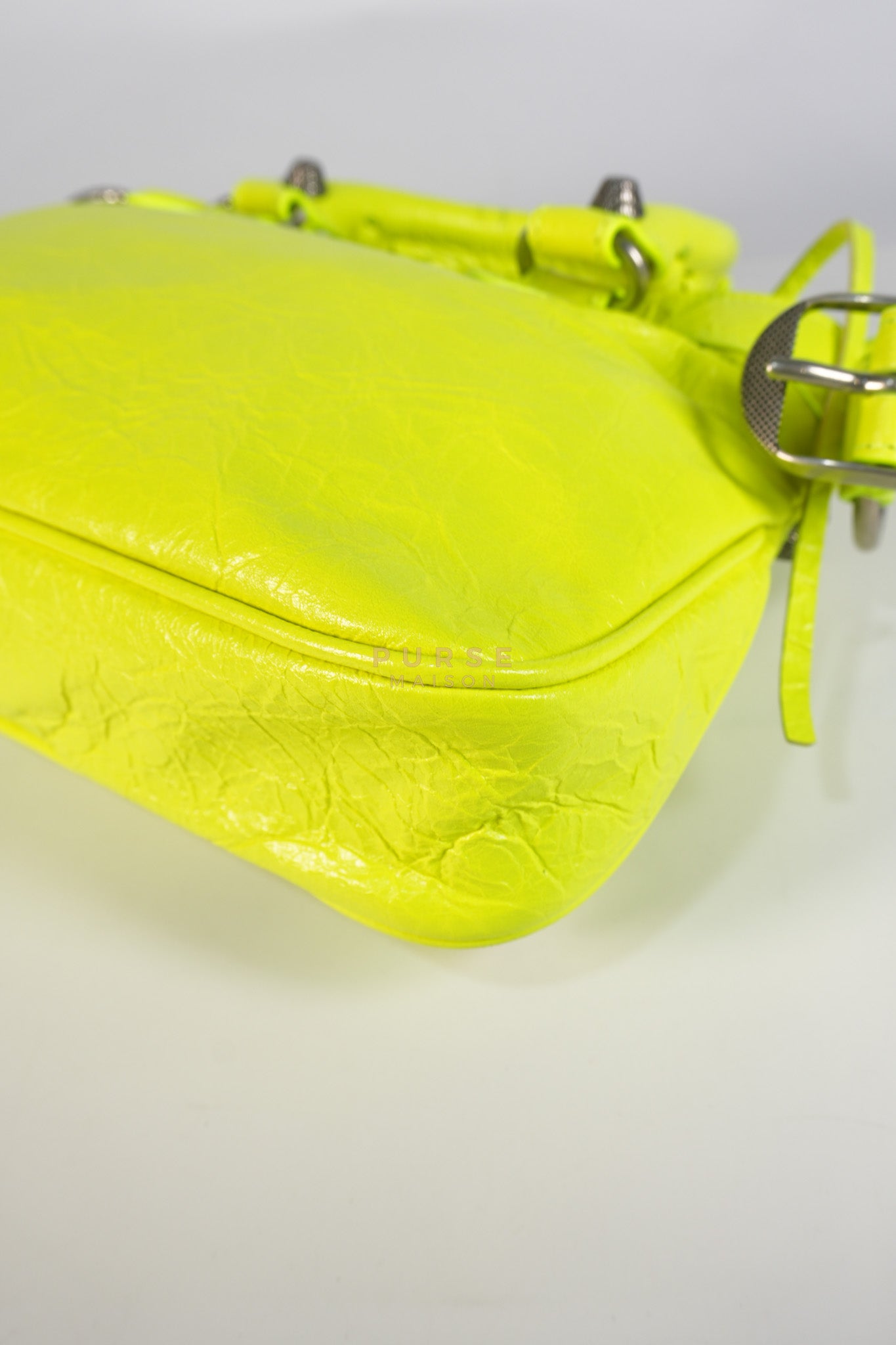 Neo Cagole Small Fluo Yellow Crossbody Bag | Purse Maison Luxury Bags Shop