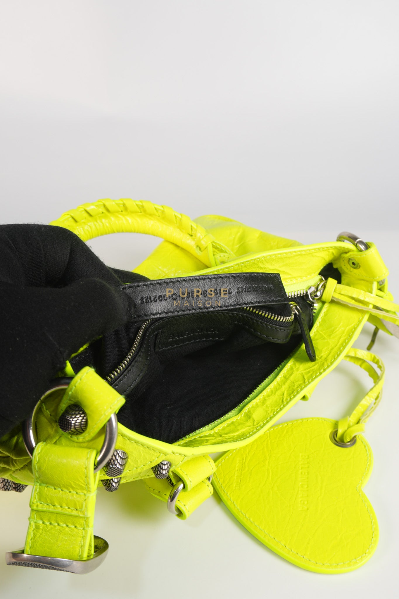 Neo Cagole Small Fluo Yellow Crossbody Bag | Purse Maison Luxury Bags Shop