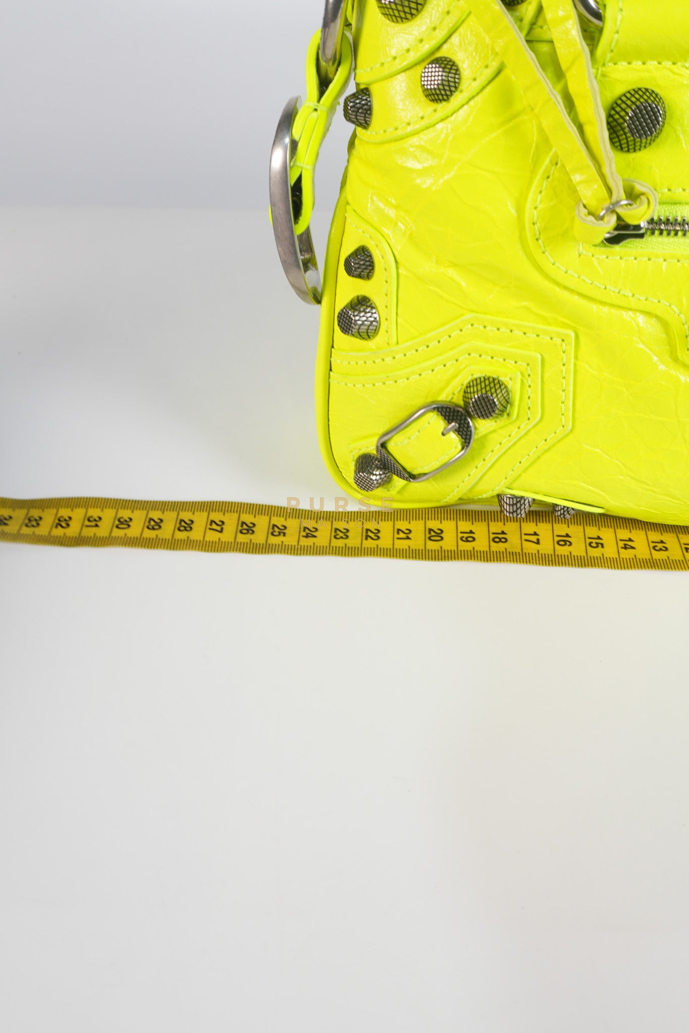 Neo Cagole Small Fluo Yellow Crossbody Bag | Purse Maison Luxury Bags Shop