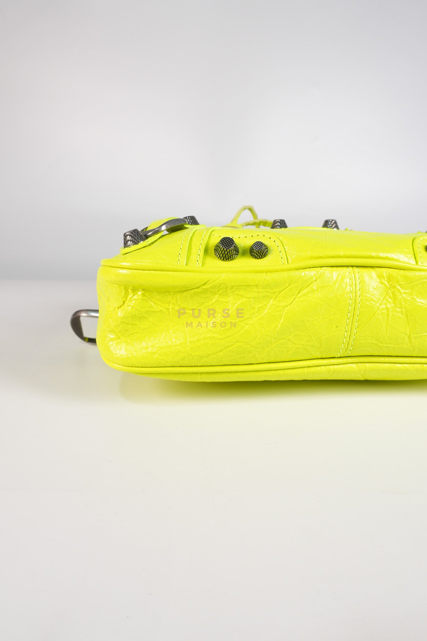 Neo Cagole Small Fluo Yellow Crossbody Bag | Purse Maison Luxury Bags Shop