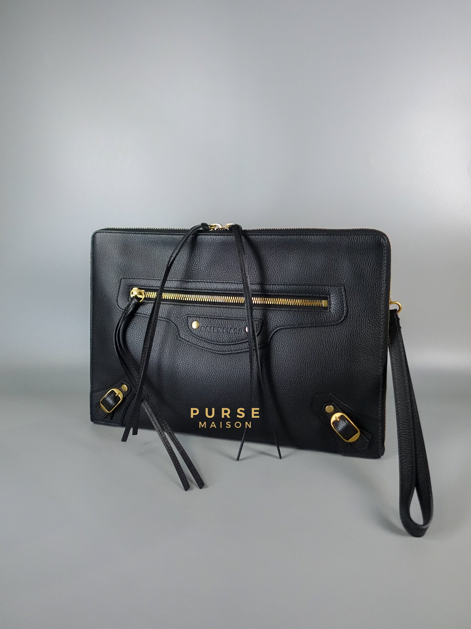 Neo Classic Zipper Large Clutch Bag | Purse Maison Luxury Bags Shop
