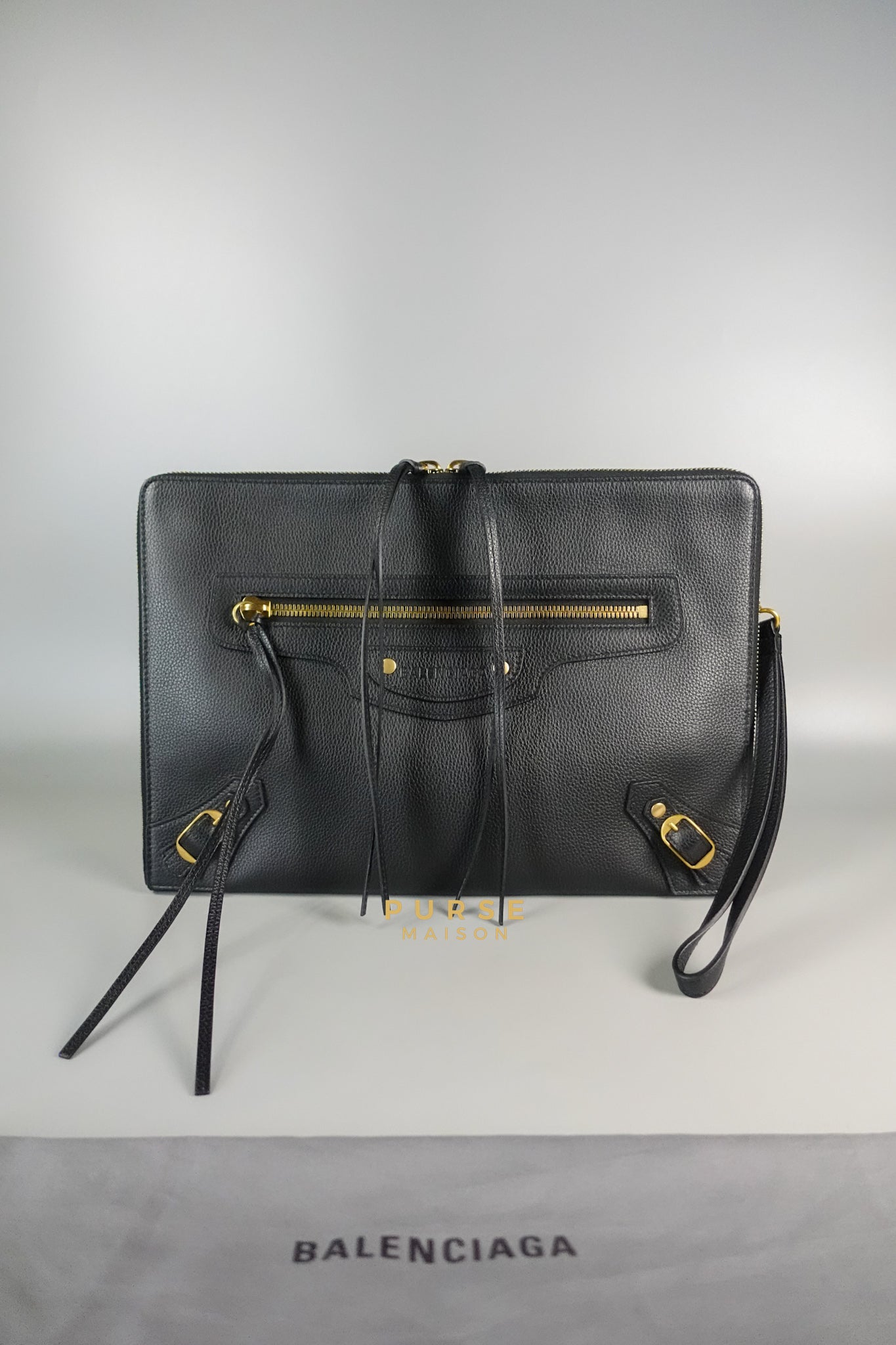 Neo Classic Zipper Large Clutch Bag | Purse Maison Luxury Bags Shop