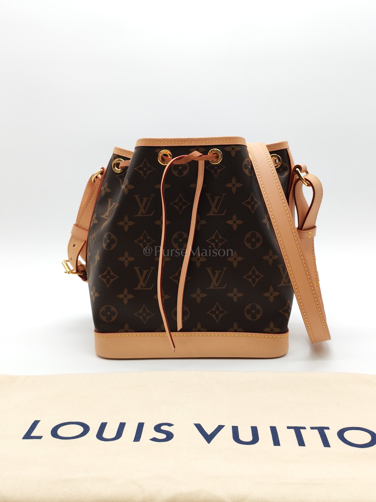 Neo Noe BB in Monogram Canvas Bucket Bag (Microchip) | Purse Maison Luxury Bags Shop