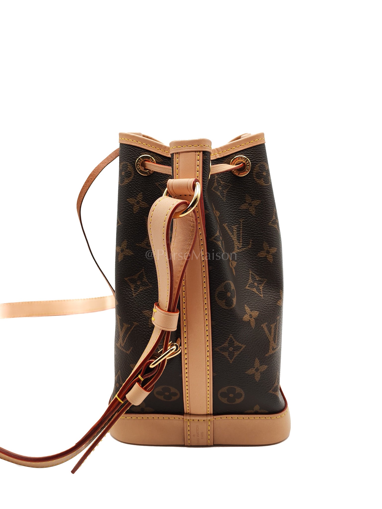 Neo Noe BB in Monogram Canvas Bucket Bag (Microchip) | Purse Maison Luxury Bags Shop