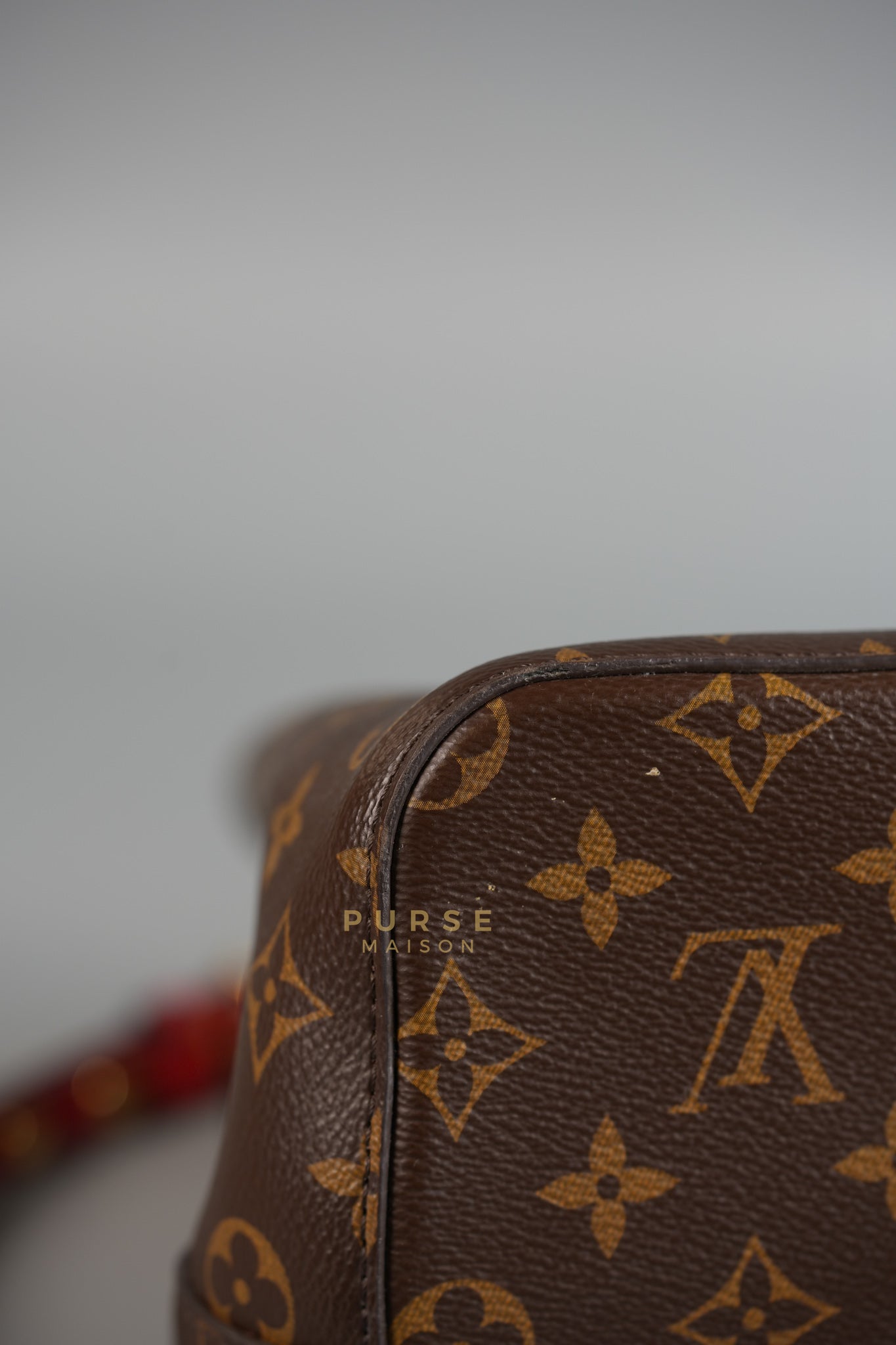 Neo Noe Coquelicot Monogram Canvas (Date Code: FK4179) | Purse Maison Luxury Bags Shop