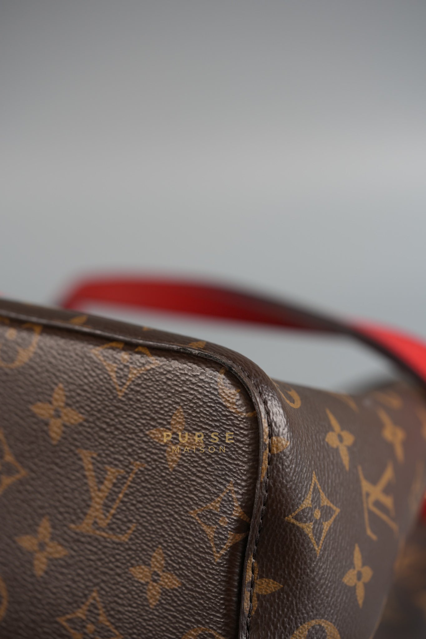 Neo Noe Coquelicot Monogram Canvas (Date Code: FK4179) | Purse Maison Luxury Bags Shop