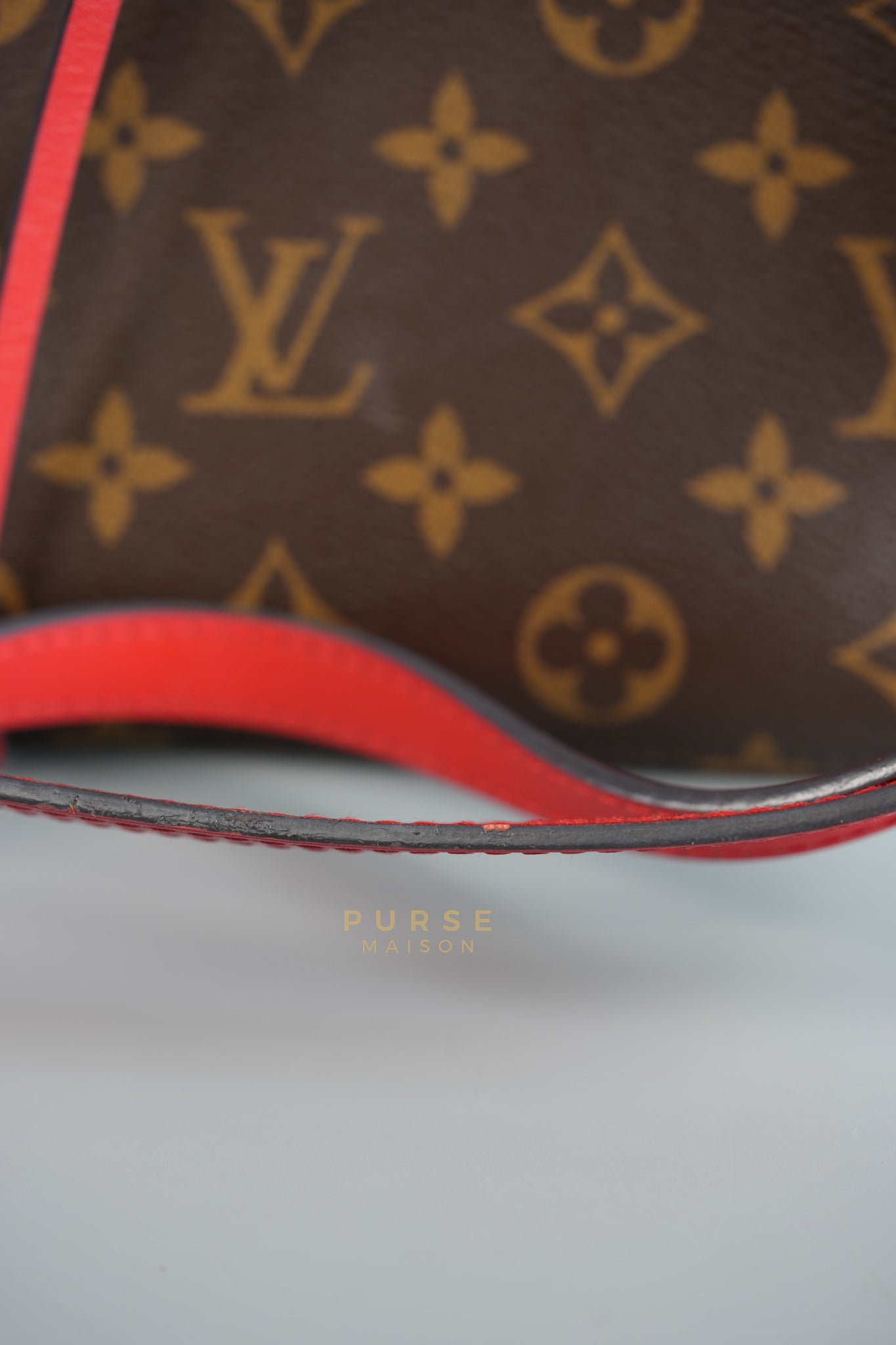 Neo Noe Coquelicot Monogram Canvas (Date Code: FK4179) | Purse Maison Luxury Bags Shop