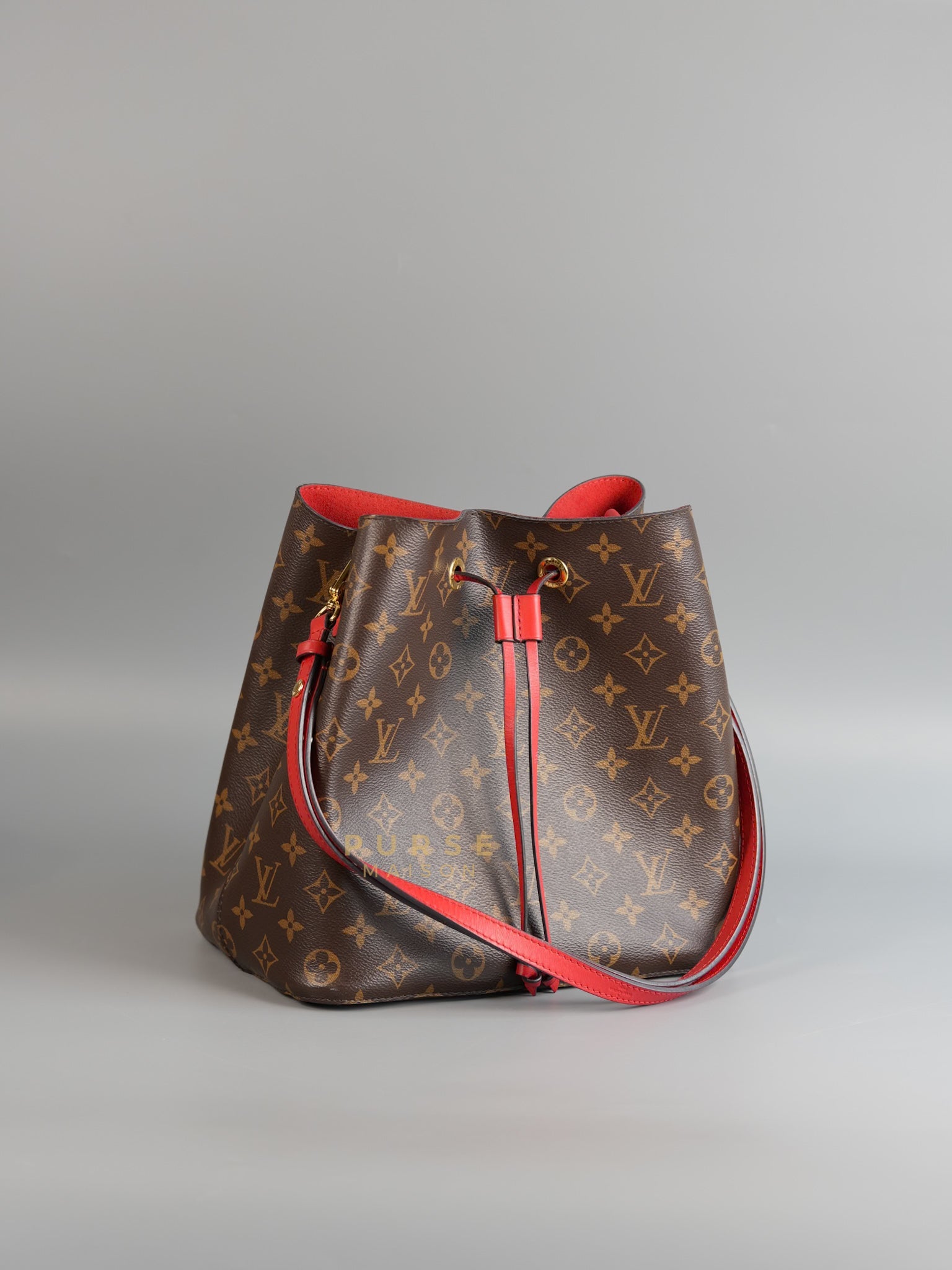 Neo Noe Coquelicot Monogram Canvas (Date Code: FK4179) | Purse Maison Luxury Bags Shop