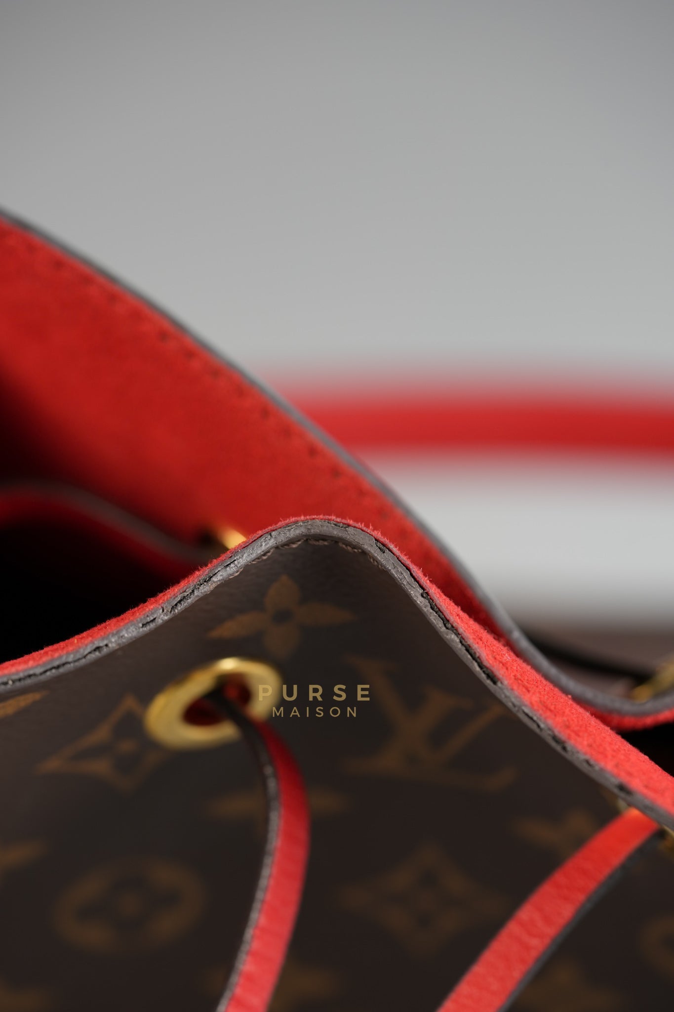 Neo Noe Coquelicot Monogram Canvas (Date Code: FK4179) | Purse Maison Luxury Bags Shop