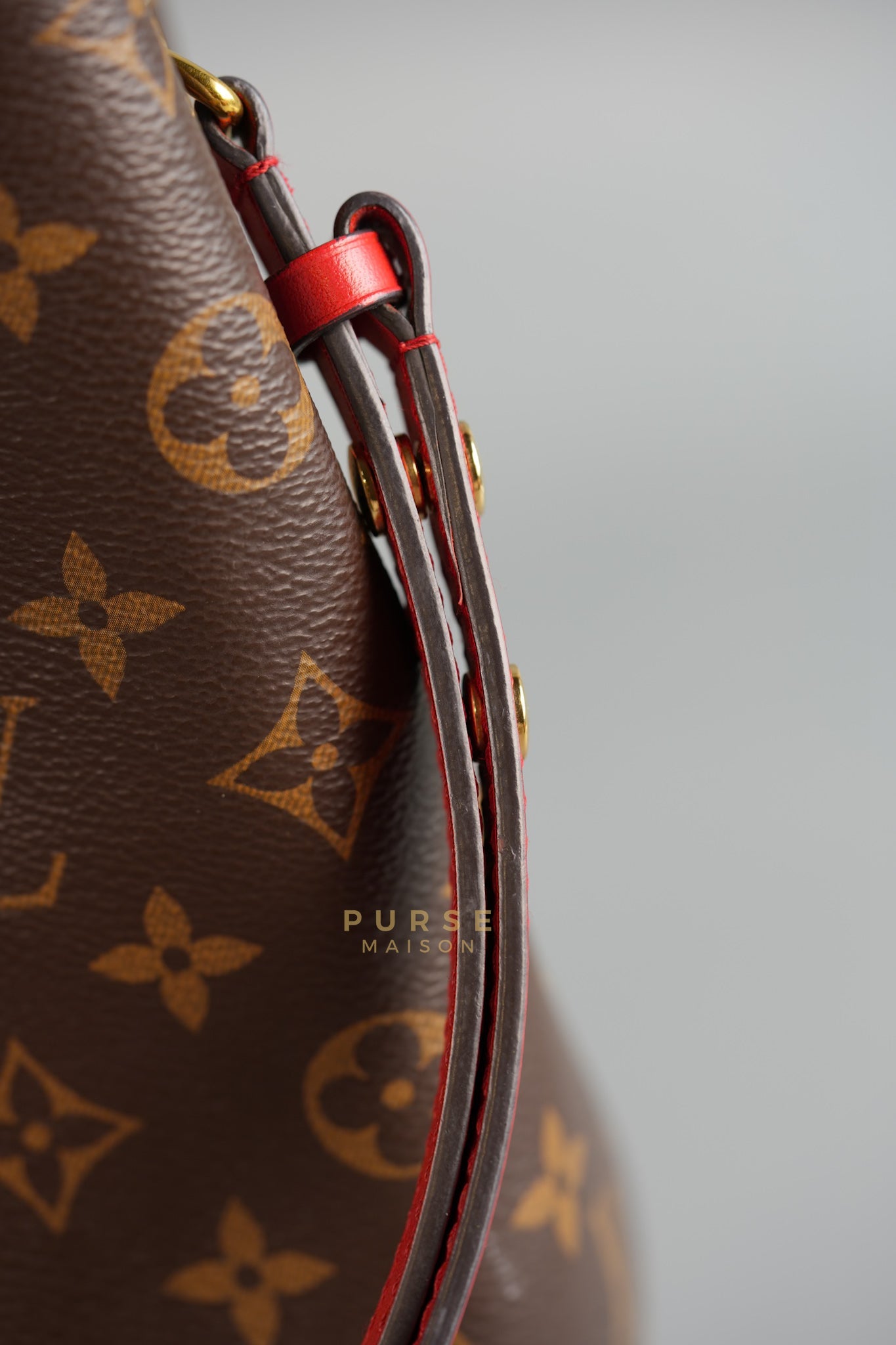 Neo Noe Coquelicot Monogram Canvas (Date Code: FK4179) | Purse Maison Luxury Bags Shop