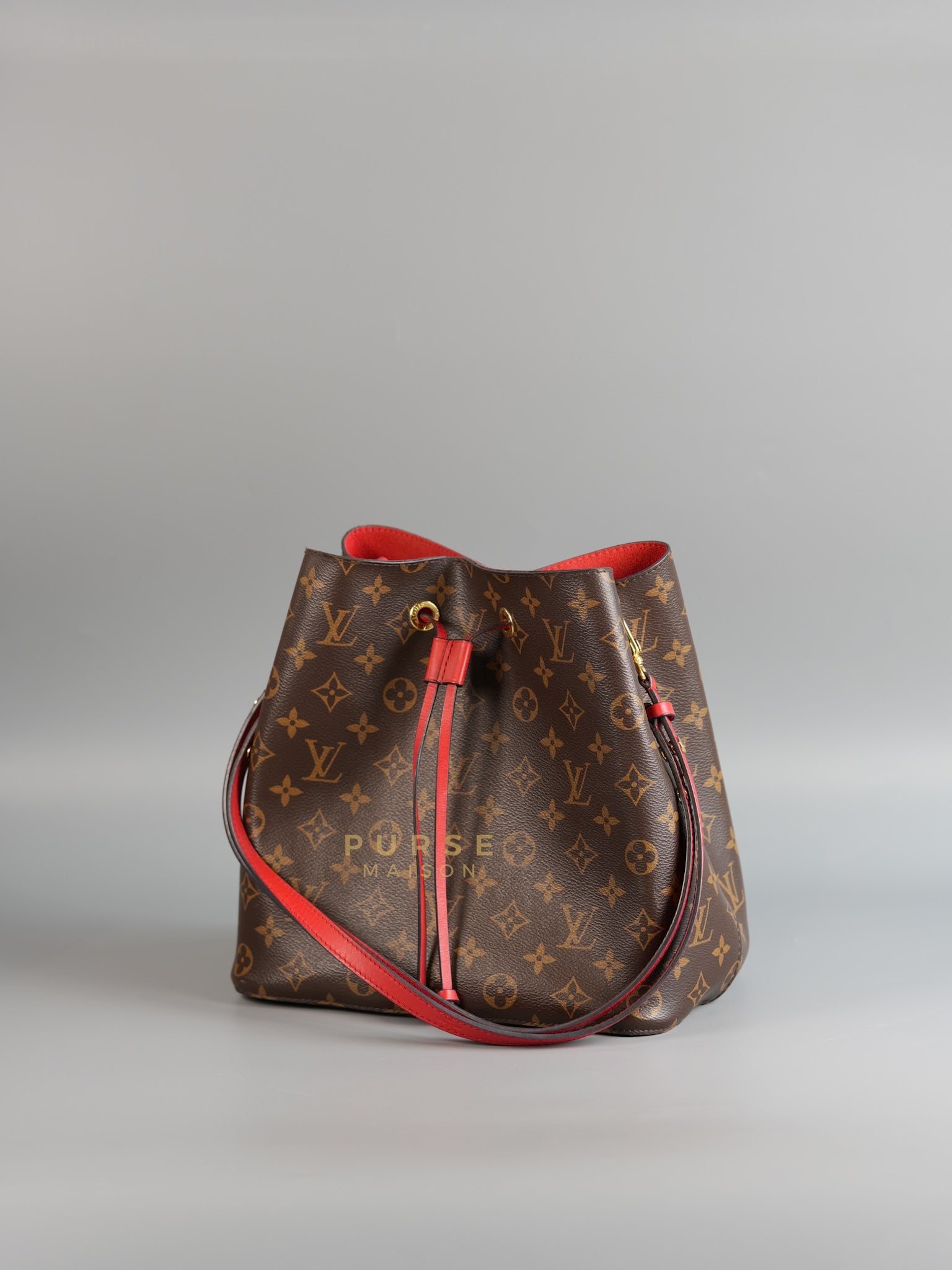 Neo Noe Coquelicot Monogram Canvas (Date Code: FK4179) | Purse Maison Luxury Bags Shop