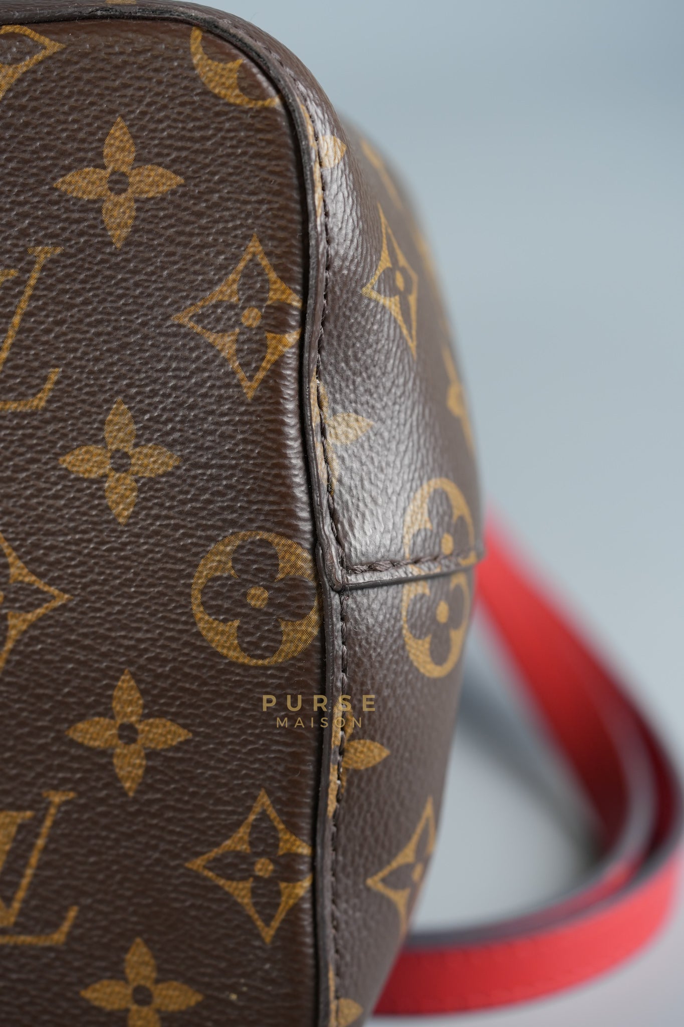 Neo Noe Coquelicot Monogram Canvas (Date Code: FK4179) | Purse Maison Luxury Bags Shop