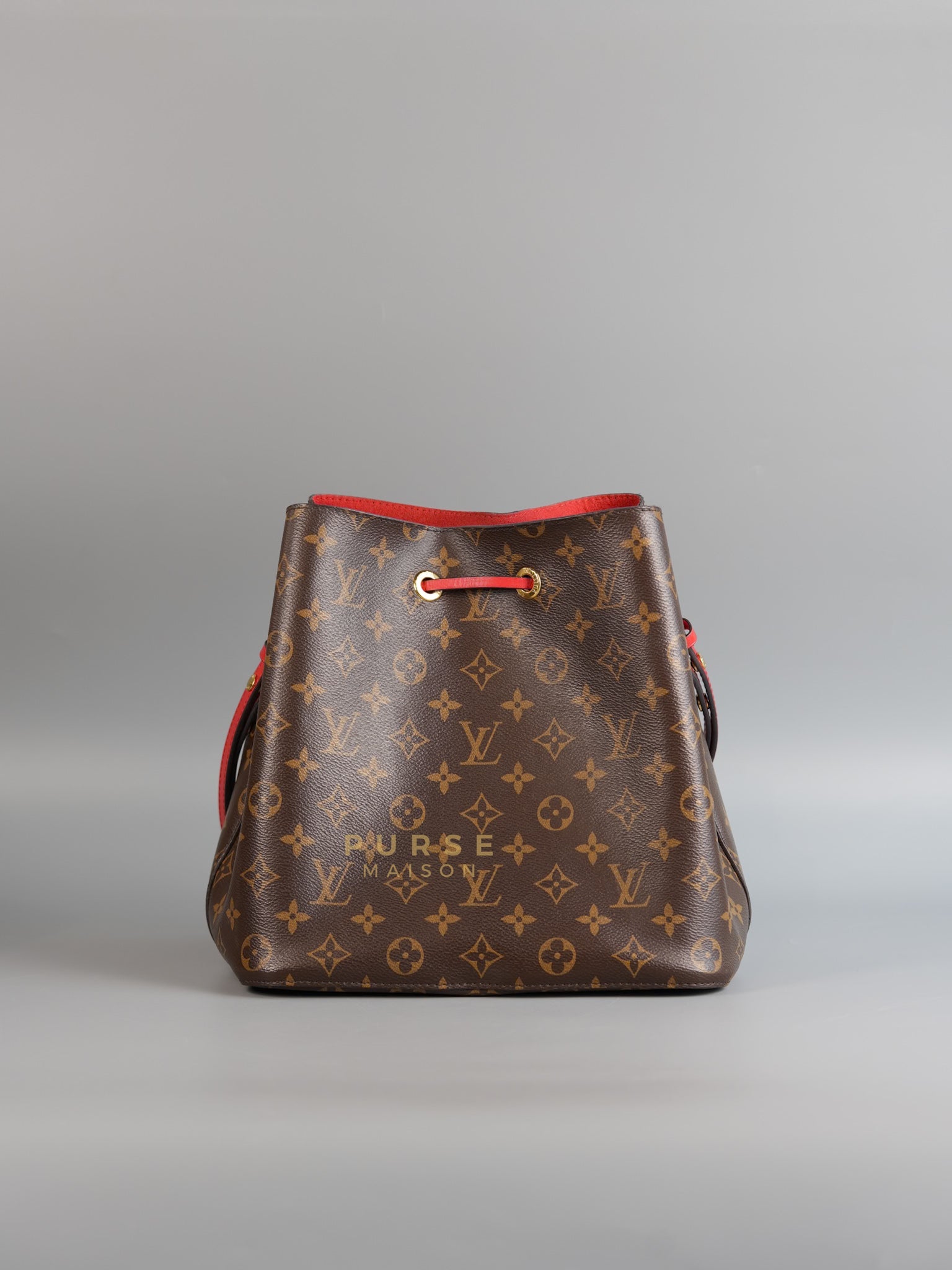 Neo Noe Coquelicot Monogram Canvas (Date Code: FK4179) | Purse Maison Luxury Bags Shop