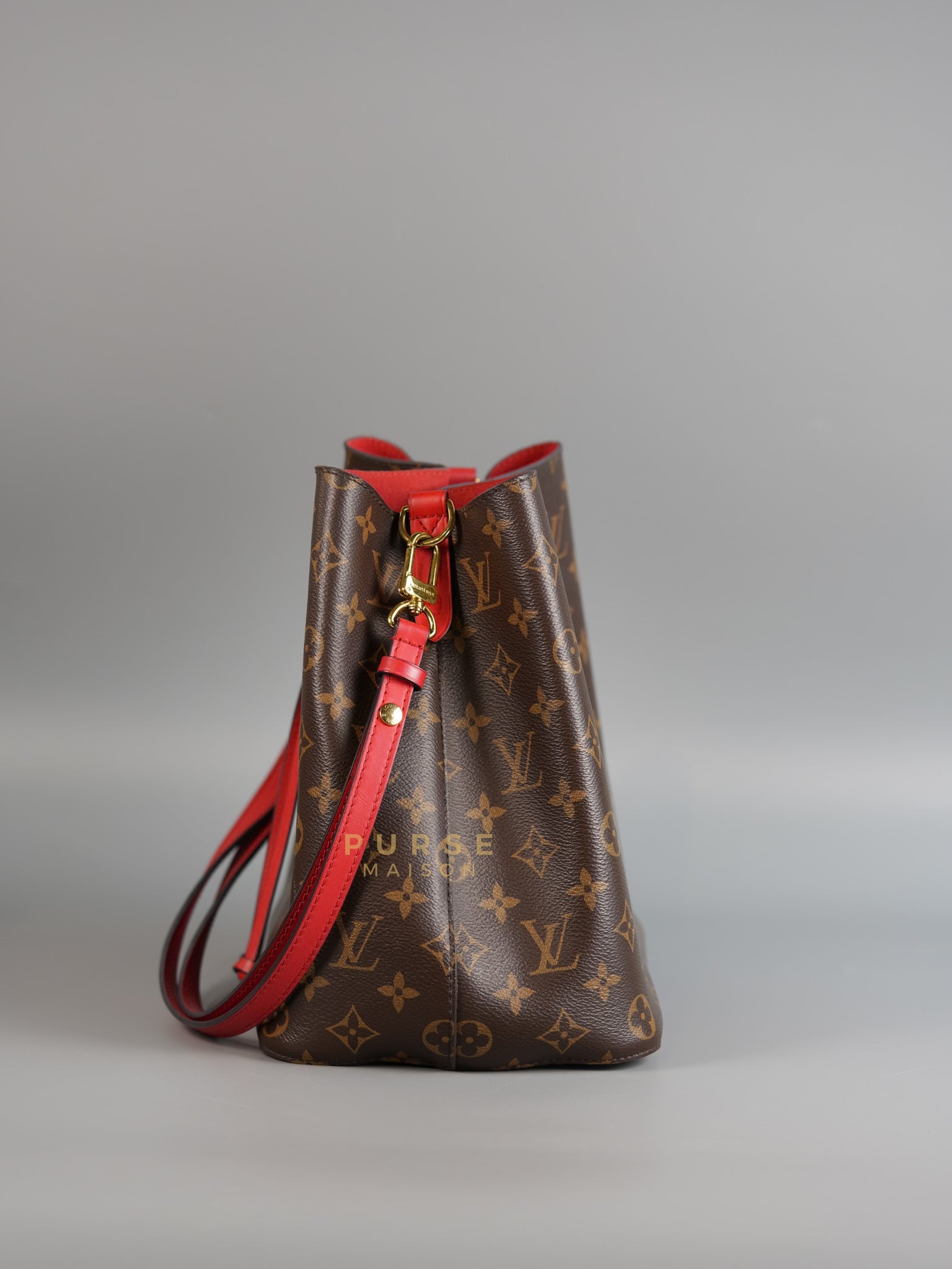 Neo Noe Coquelicot Monogram Canvas (Date Code: FK4179) | Purse Maison Luxury Bags Shop