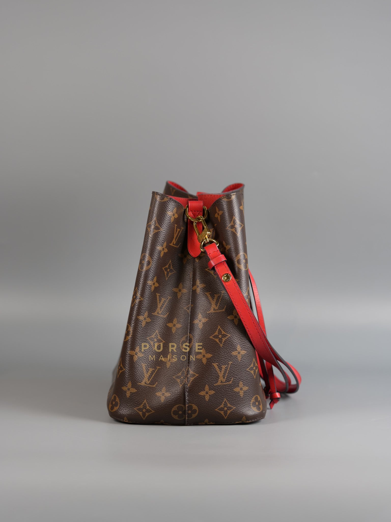 Neo Noe Coquelicot Monogram Canvas (Date Code: FK4179) | Purse Maison Luxury Bags Shop