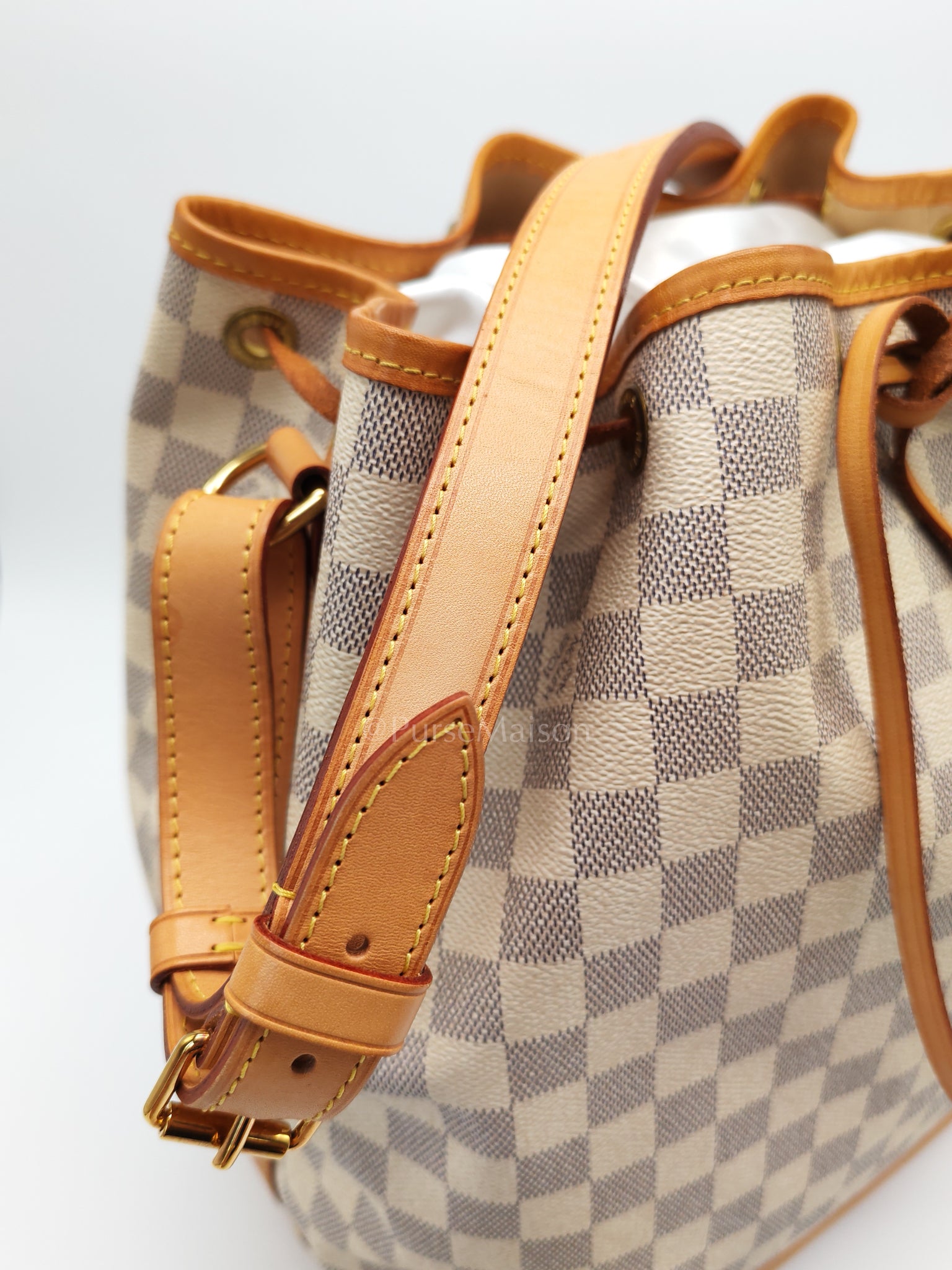 Neo Noe GM in Damier Azur Canvas Bucket Bag (Date Code: SA0173) | Purse Maison Luxury Bags Shop
