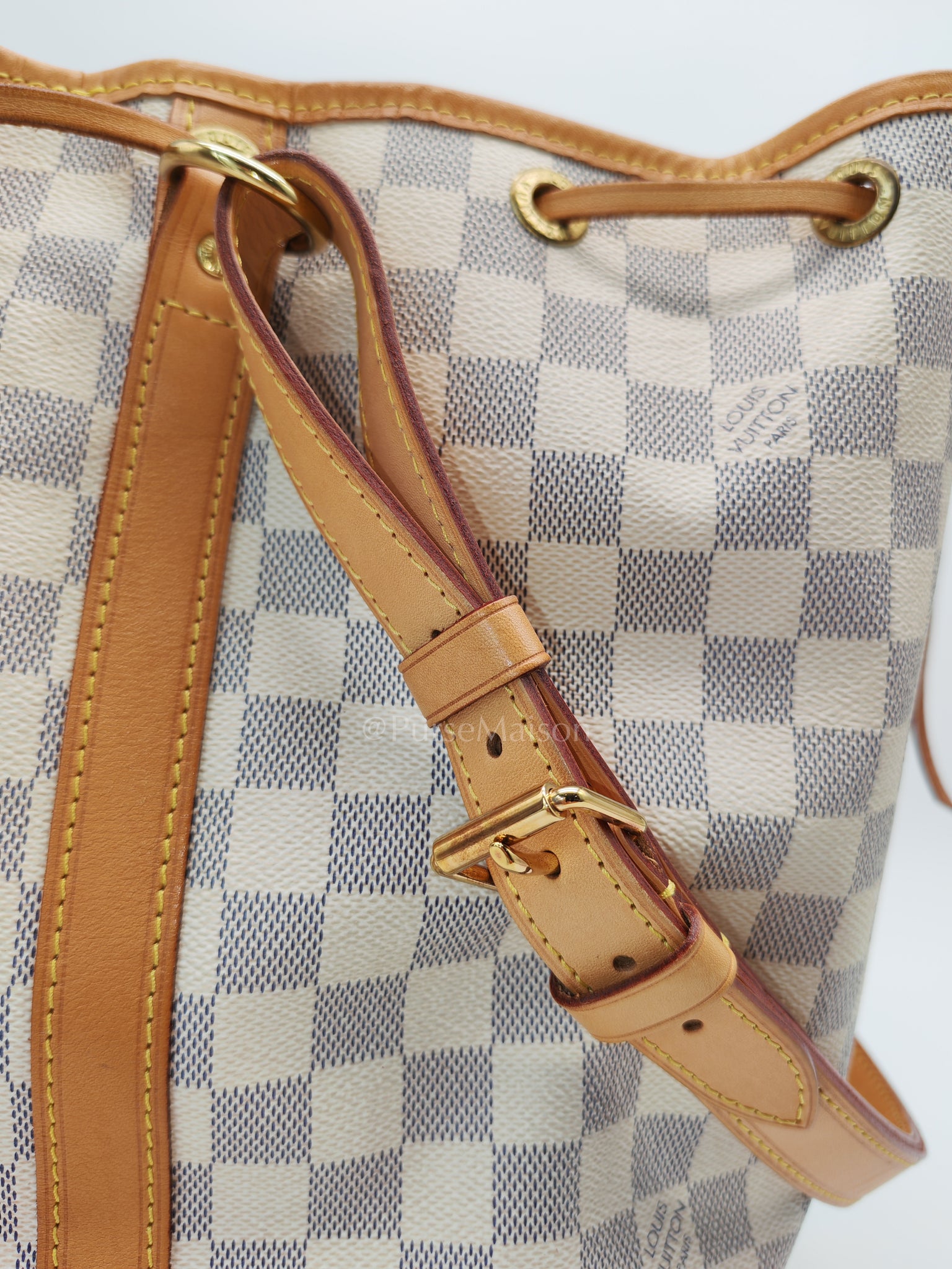 Neo Noe GM in Damier Azur Canvas Bucket Bag (Date Code: SA0173) | Purse Maison Luxury Bags Shop