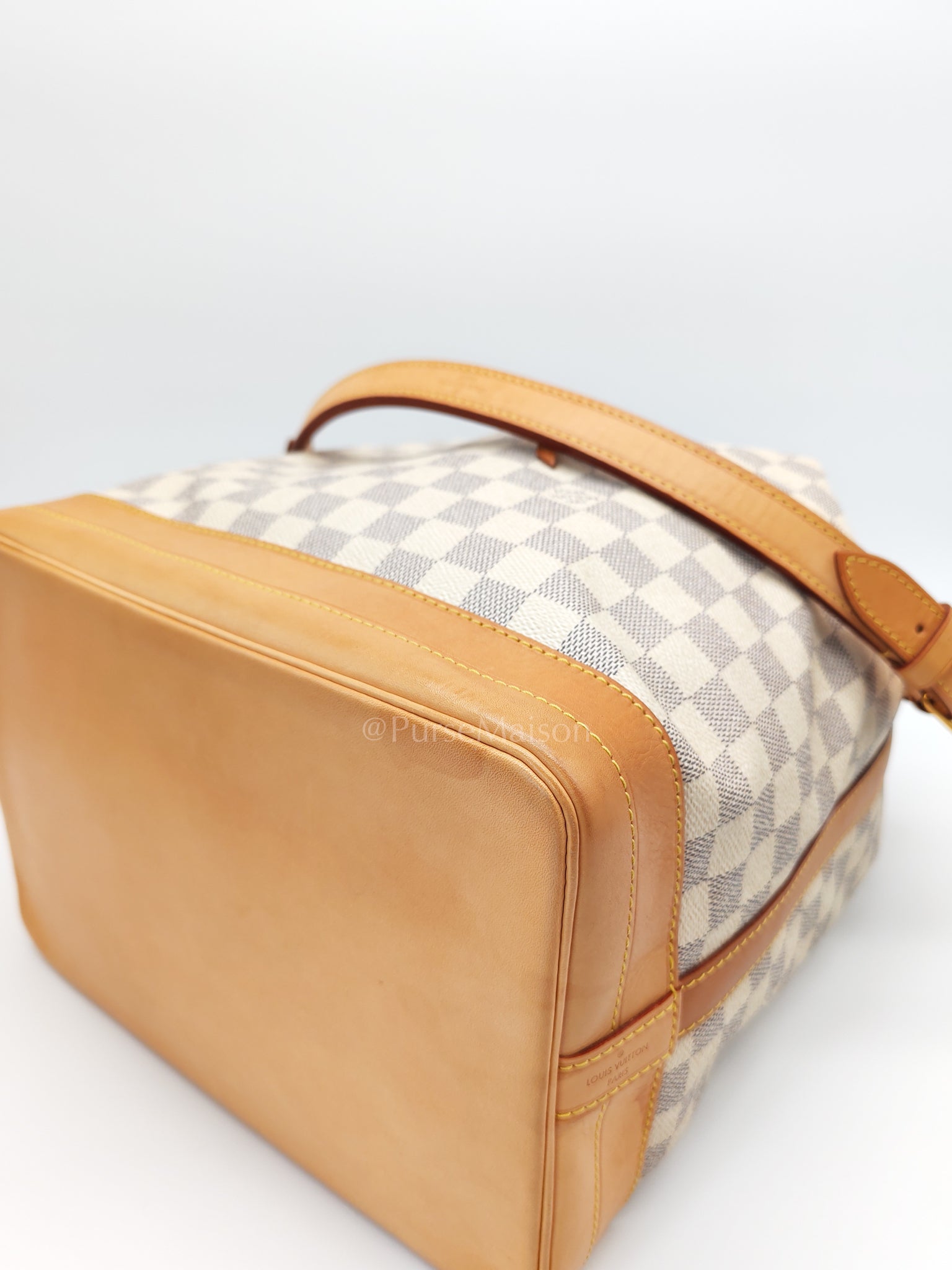 Neo Noe GM in Damier Azur Canvas Bucket Bag (Date Code: SA0173) | Purse Maison Luxury Bags Shop