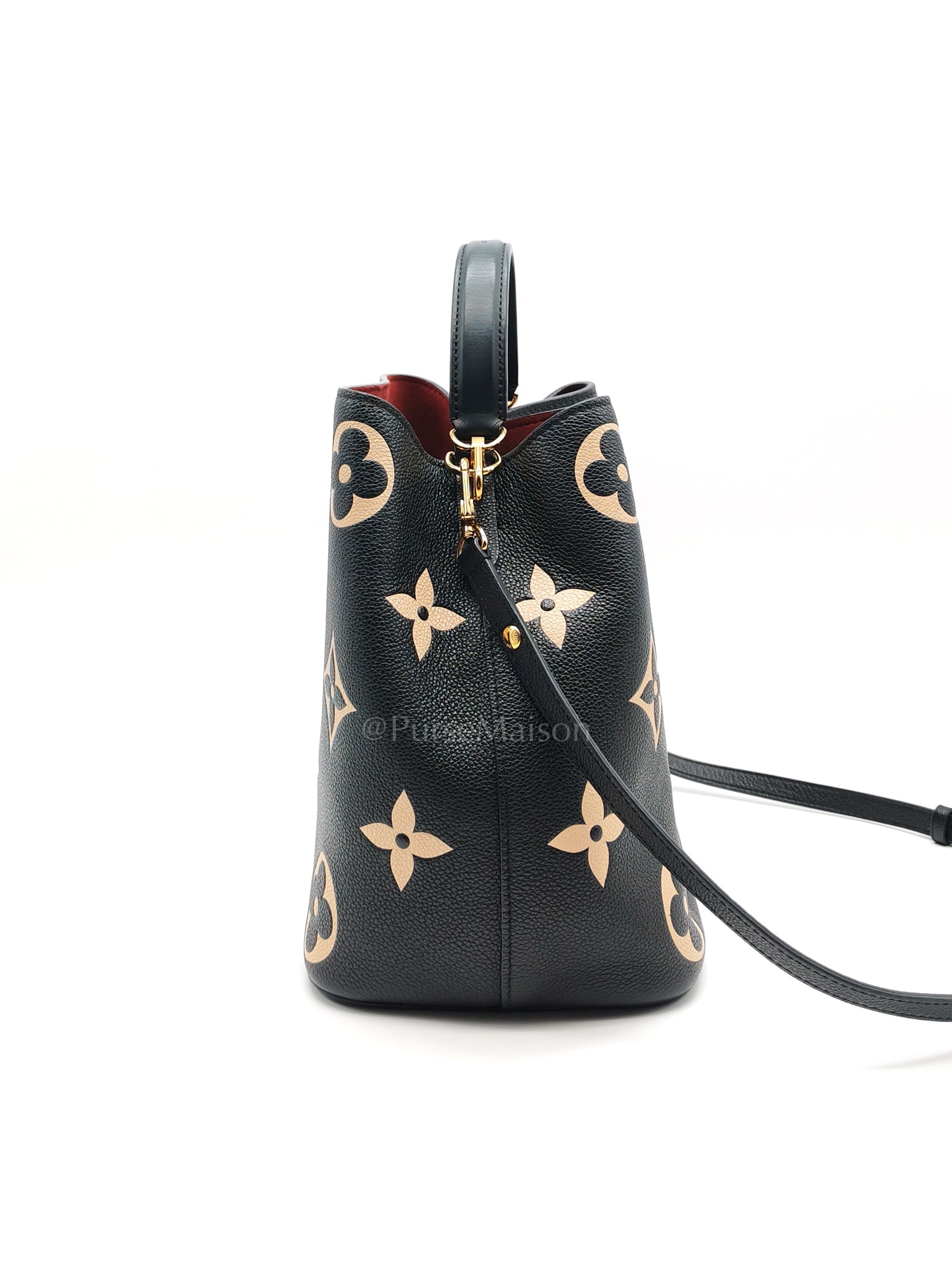 Neo Noe MM Bi-Color Monogram Empreinte Leather (Microchip) | Purse Maison Luxury Bags Shop