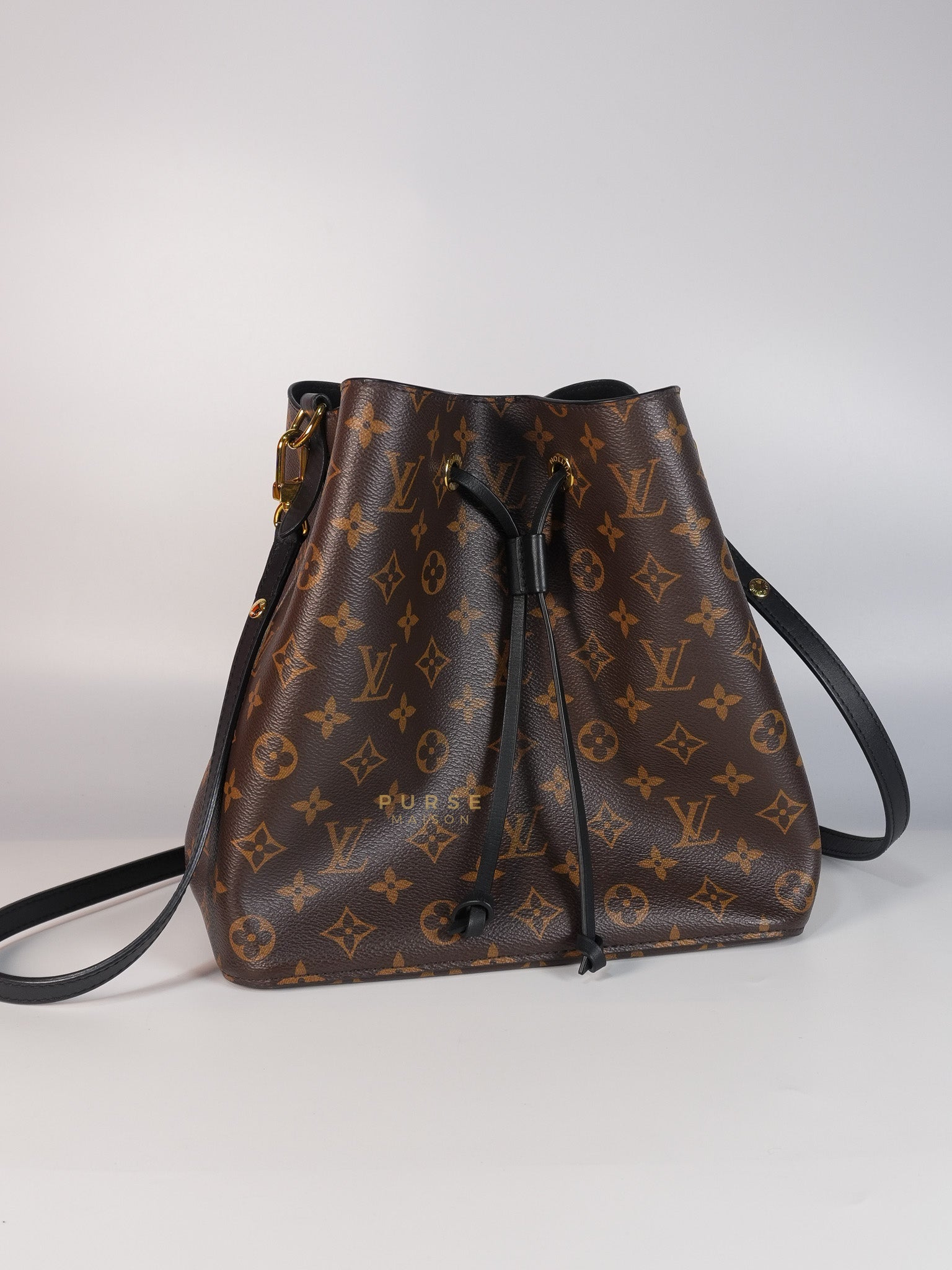 Neo Noe MM in Monogram Canvas Noir (Microchip) | Purse Maison Luxury Bags Shop