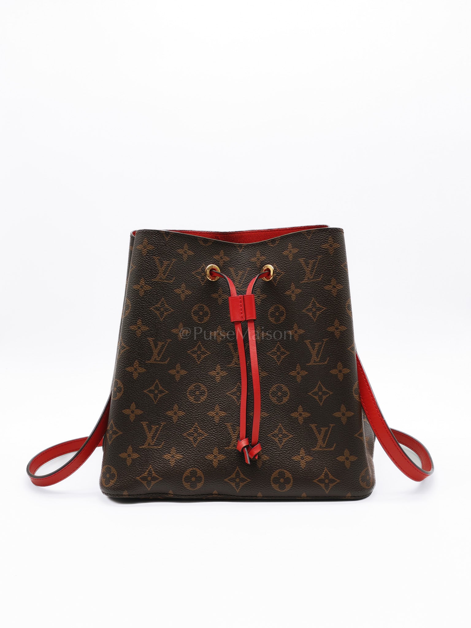 Neo Noe MM in Monogram Coquelicot Bucket Bag (Date Coce: SD2149) | Purse Maison Luxury Bags Shop