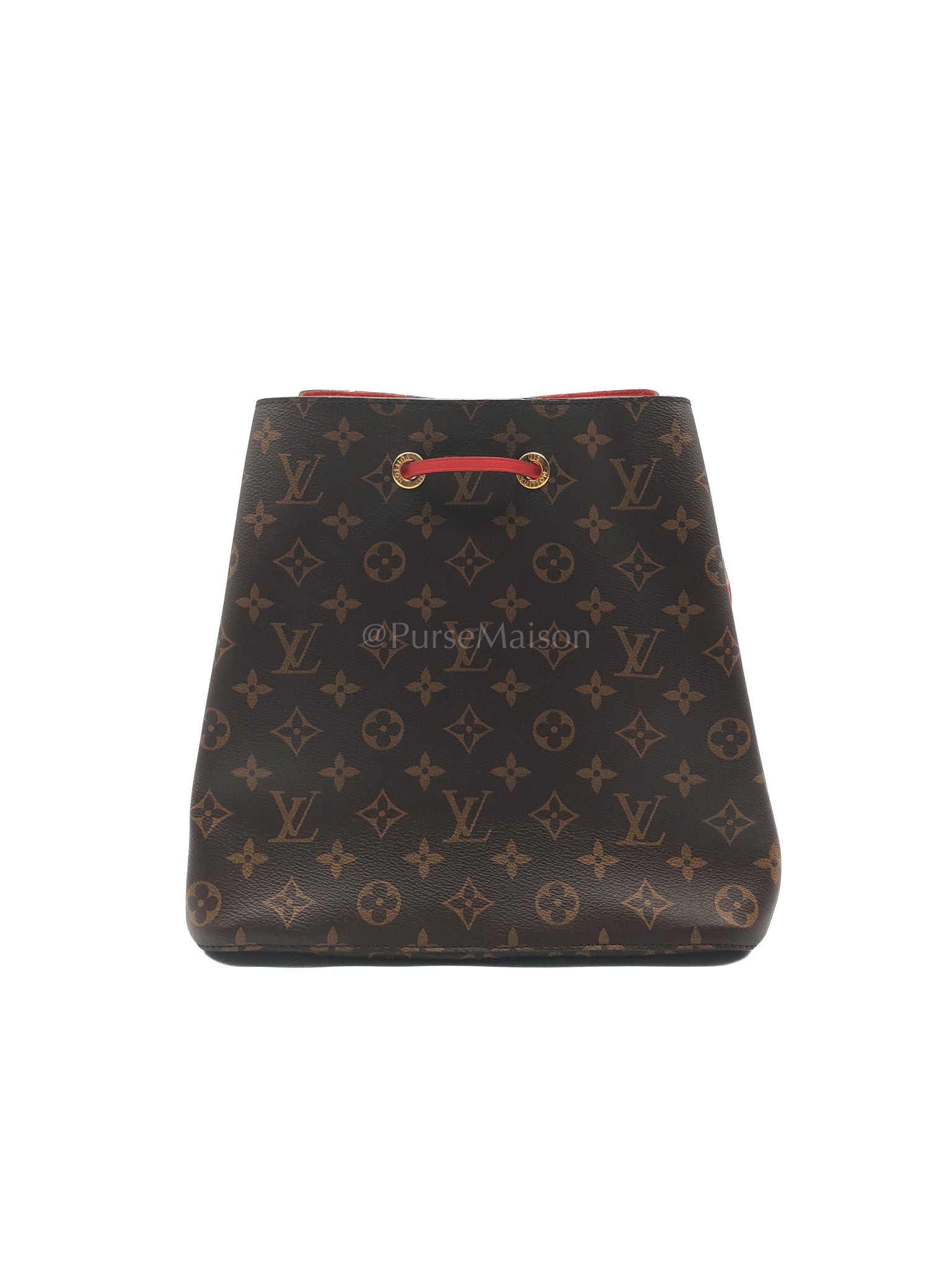 Neo Noe MM in Monogram Coquelicot Bucket Bag (Date Code: SR3167) | Purse Maison Luxury Bags Shop